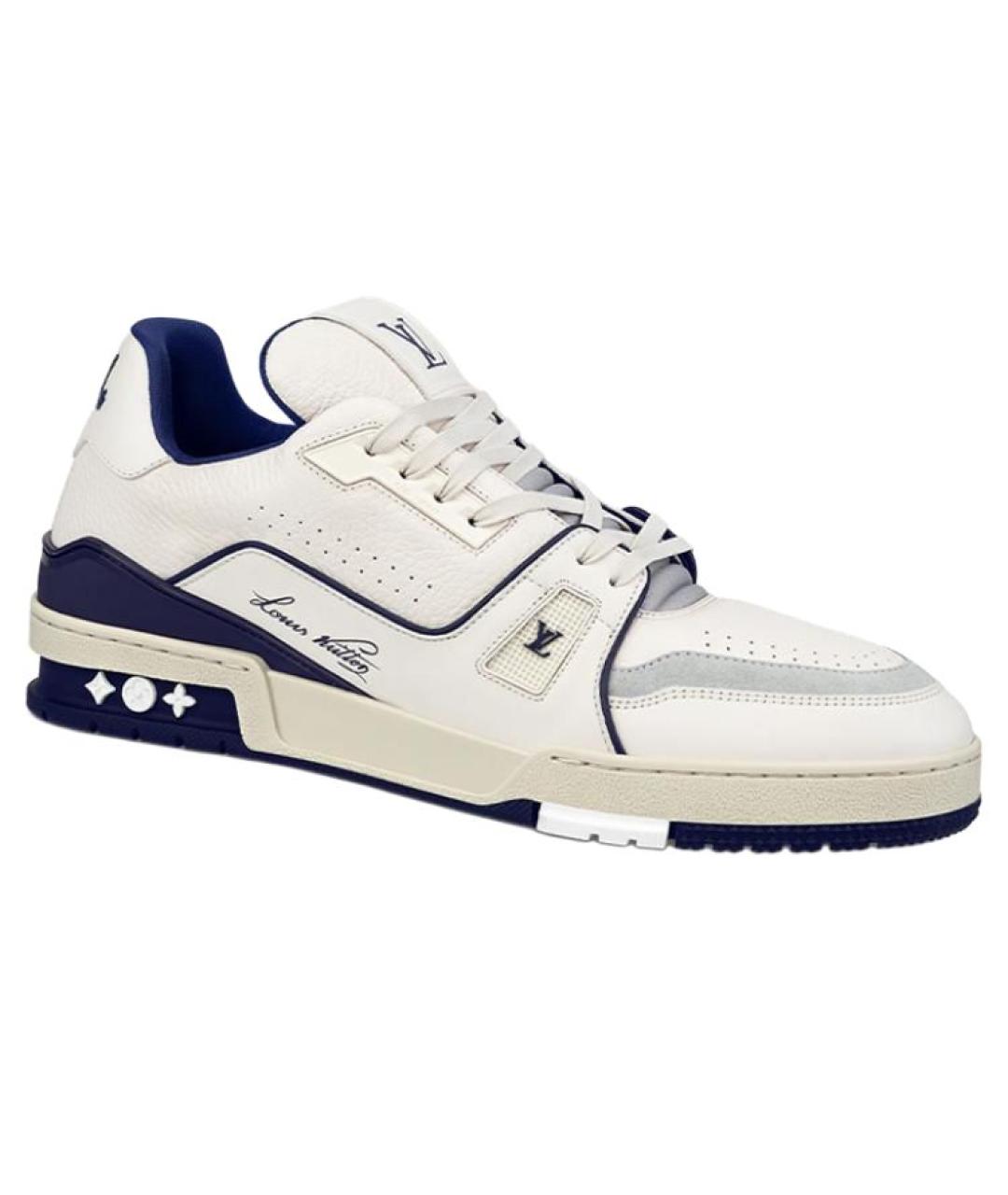 LOUIS VUITTON Белые низкие кроссовки / кеды, фото 1