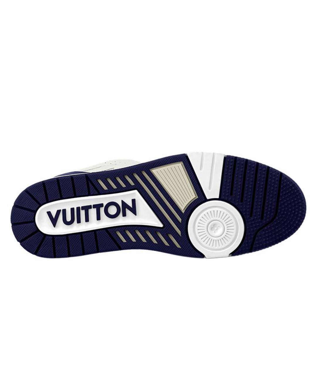 LOUIS VUITTON Белые низкие кроссовки / кеды, фото 5