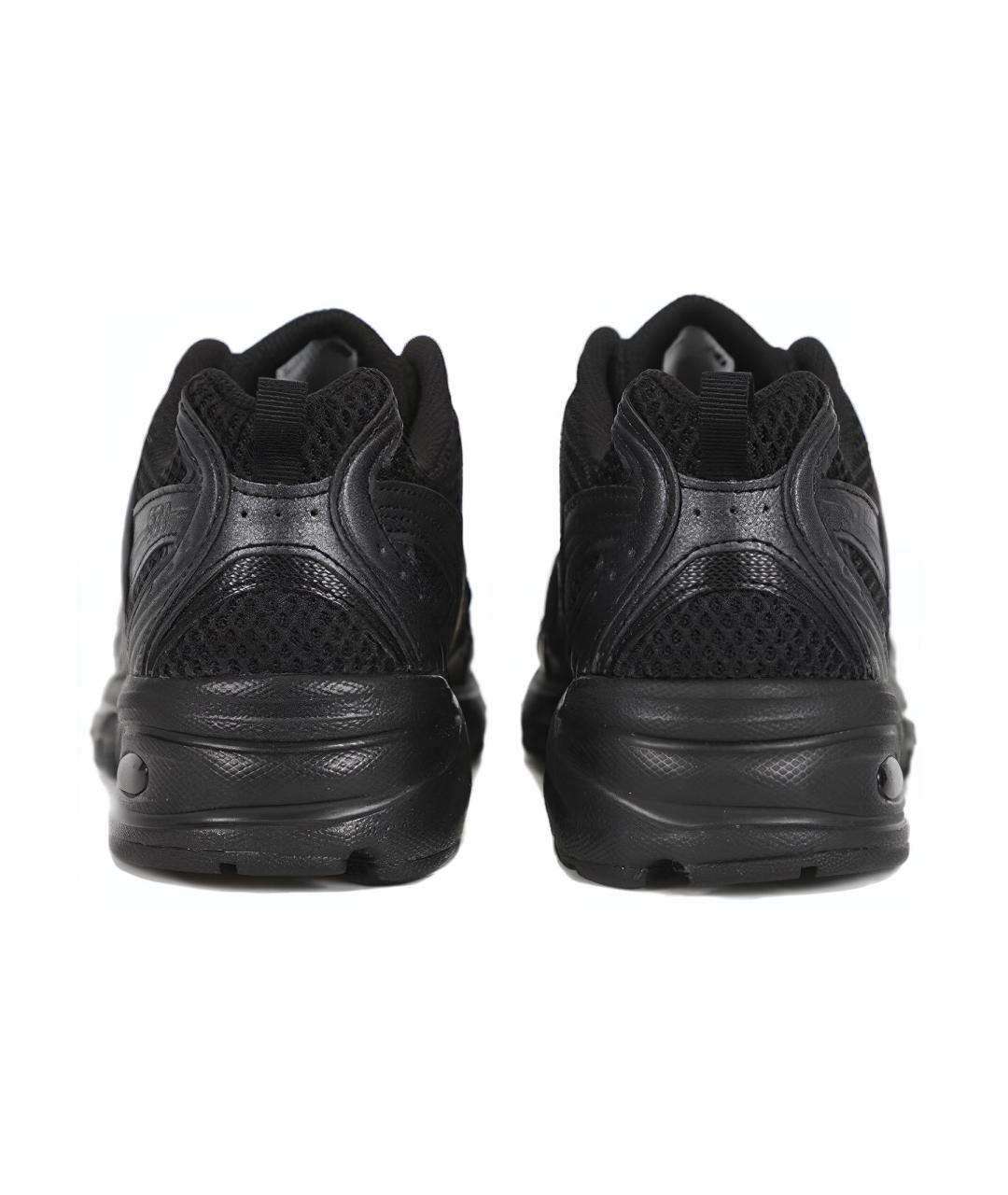 NEW BALANCE Черные синтетические низкие кроссовки / кеды, фото 4