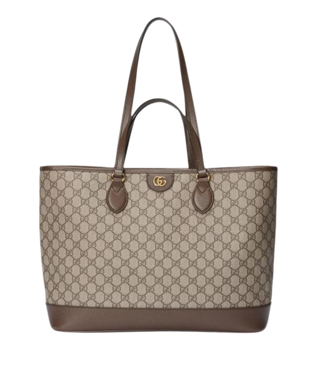 GUCCI Коричневая сумка через плечо, фото 1