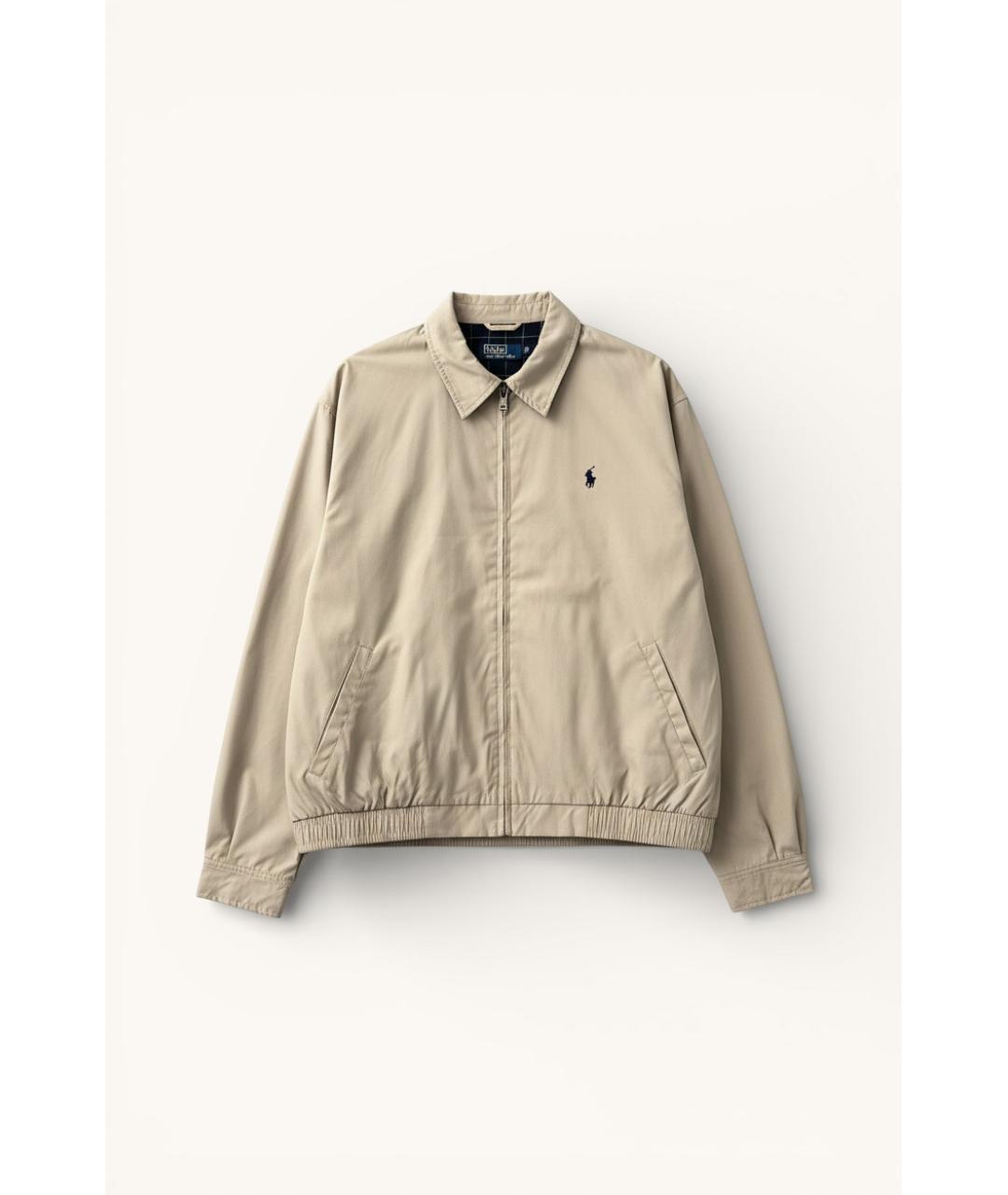 POLO RALPH LAUREN Бежевая хлопковая куртка, фото 5