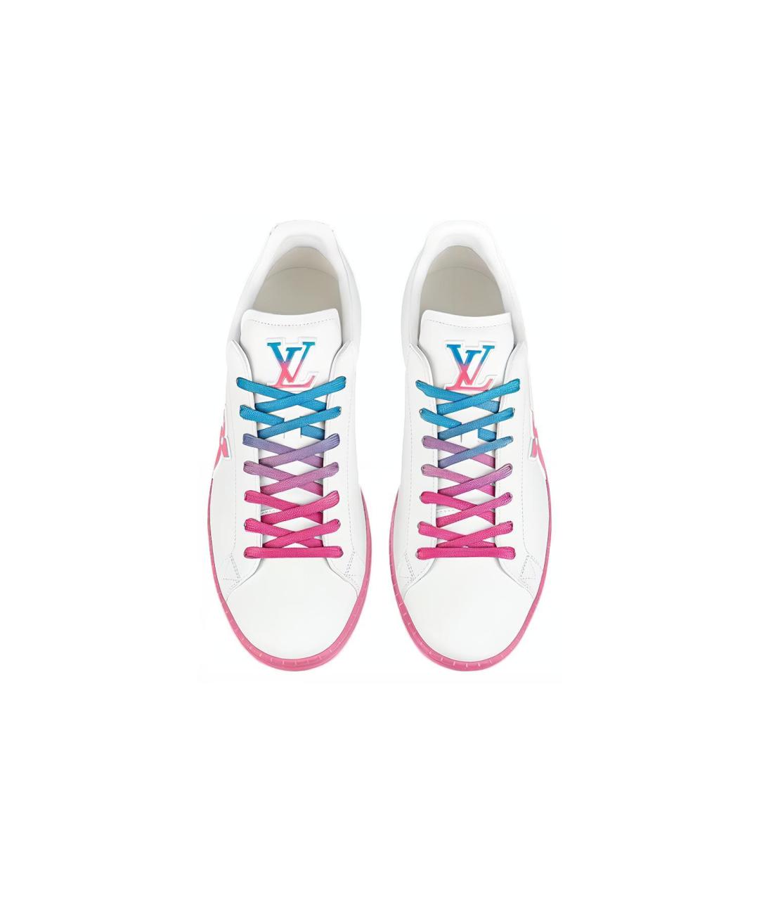 LOUIS VUITTON Белые низкие кроссовки / кеды, фото 3
