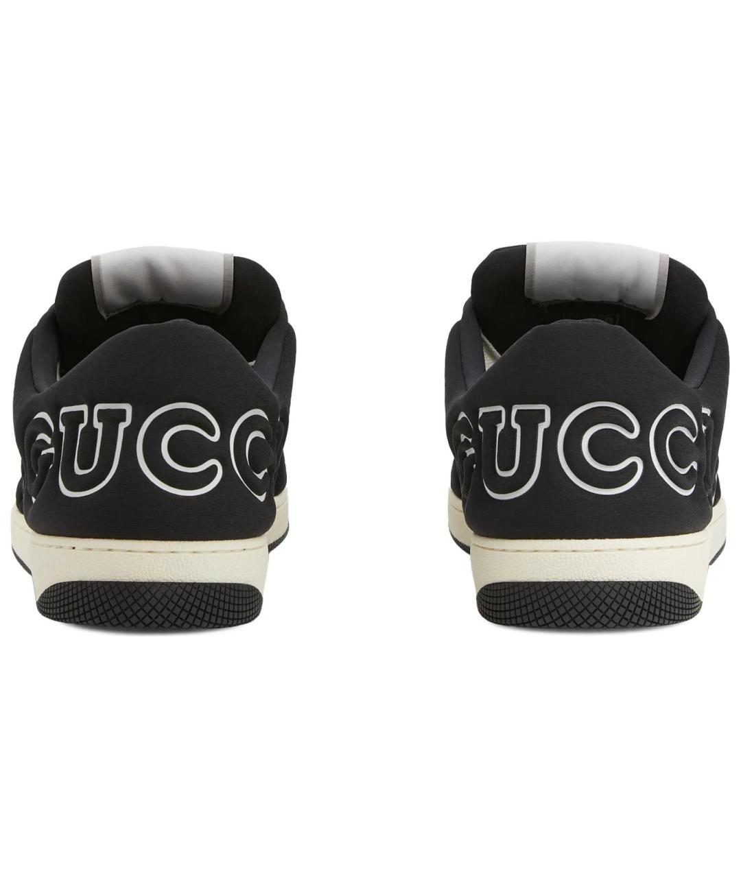GUCCI Черные низкие кроссовки / кеды, фото 4
