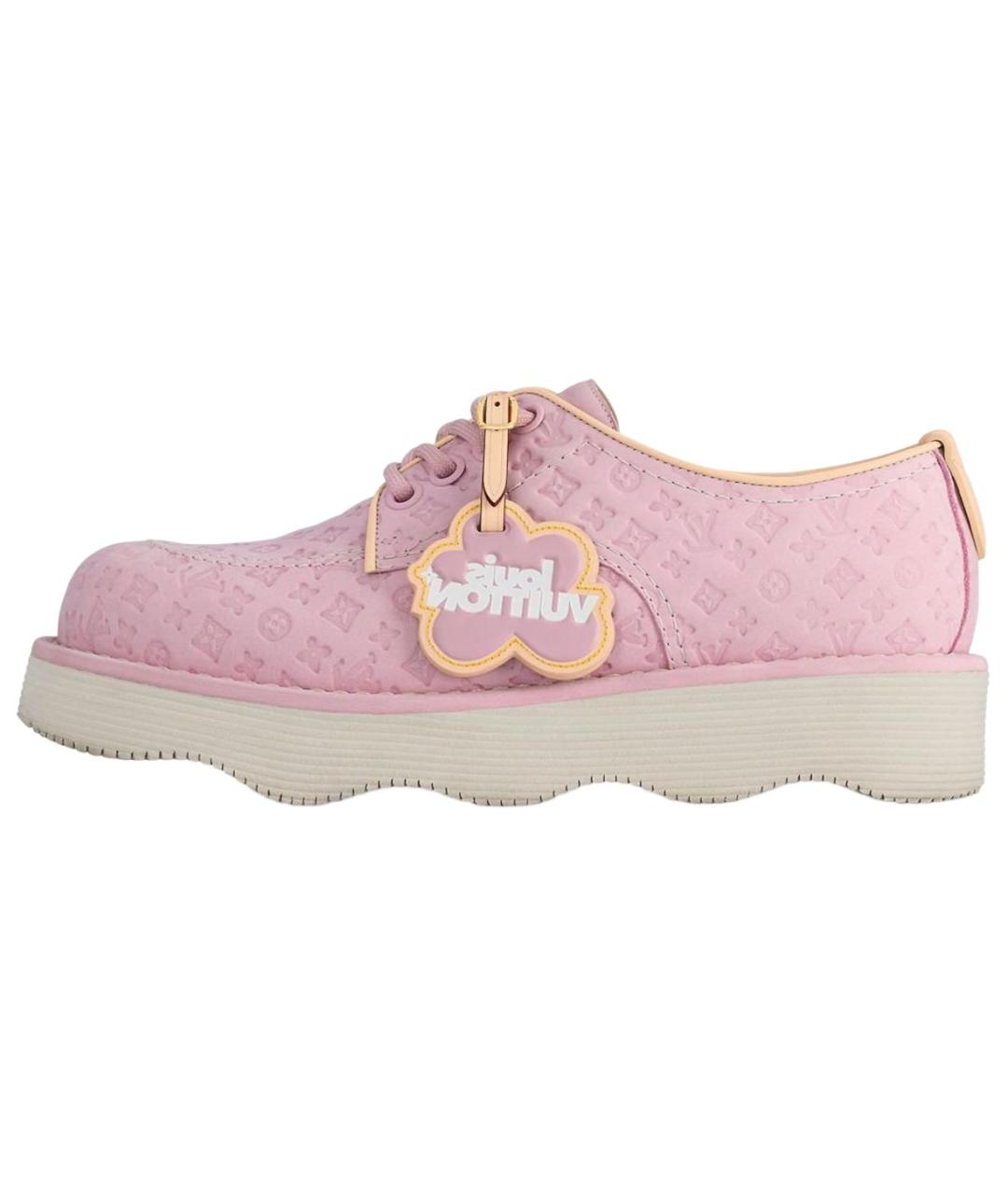LOUIS VUITTON Розовые лоферы, фото 2