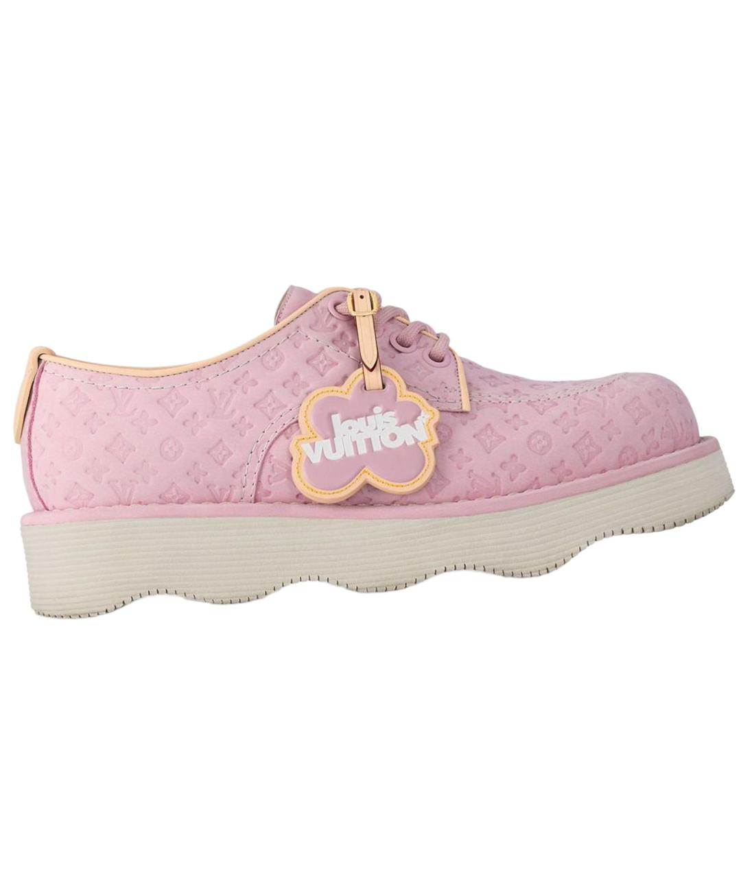 LOUIS VUITTON Розовые лоферы, фото 4