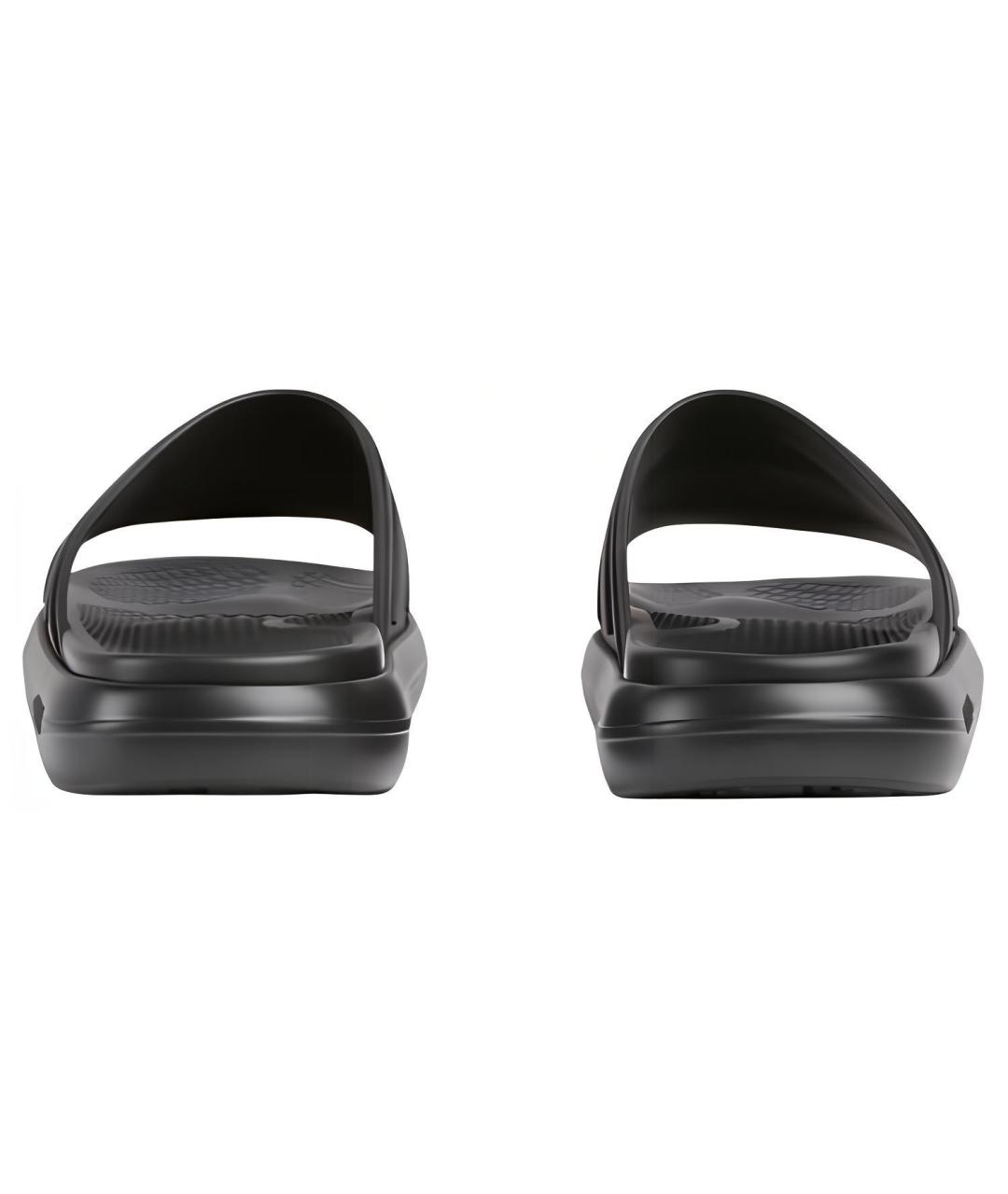 GUCCI Черные резиновые шлепанцы, фото 4