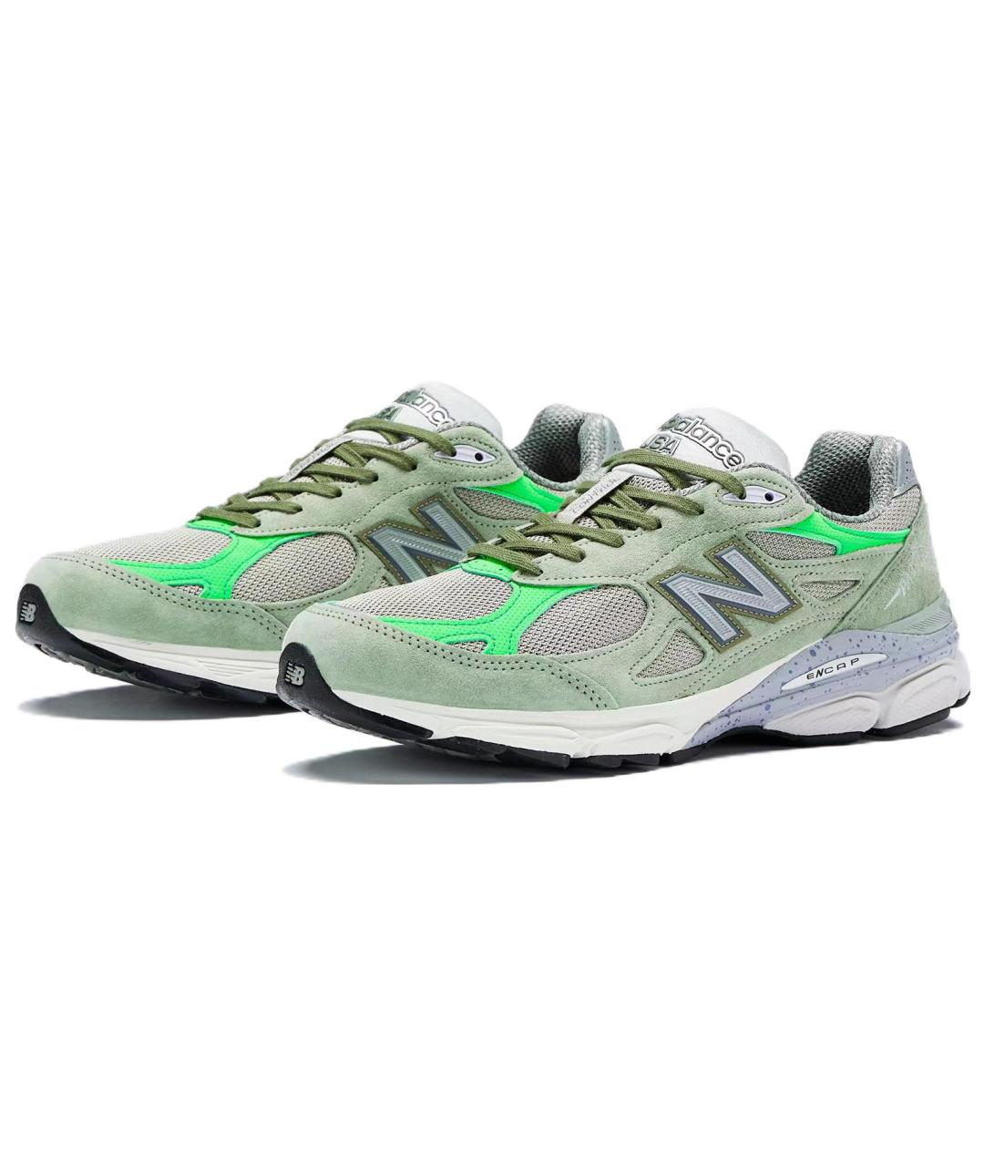 NEW BALANCE Зеленые кроссовки, фото 2