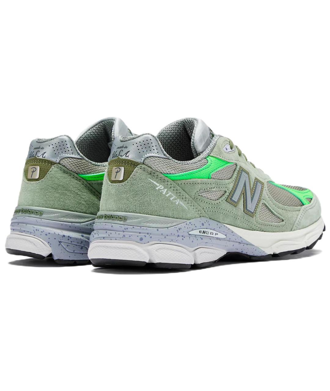 NEW BALANCE Зеленые кроссовки, фото 4