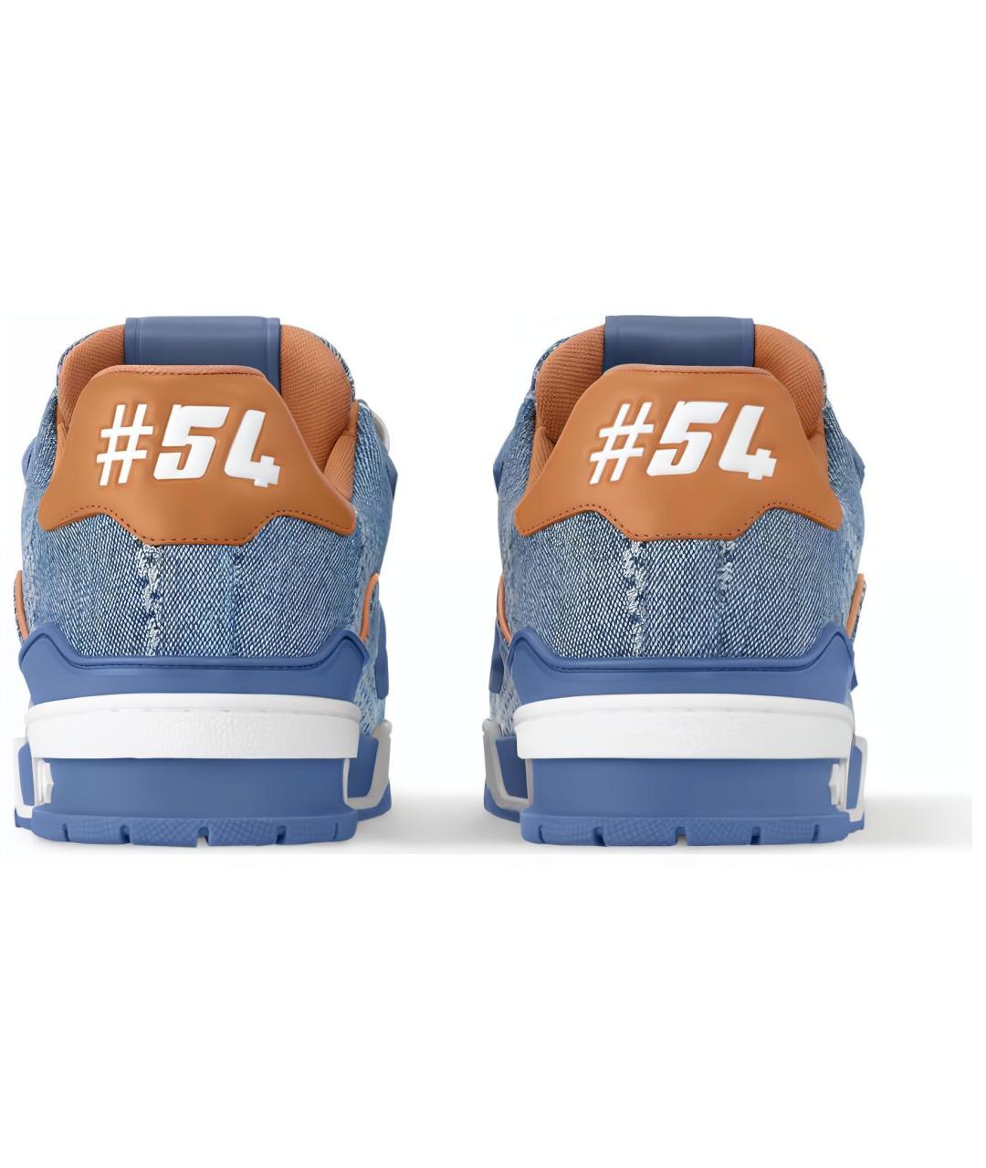 LOUIS VUITTON Синие кроссовки, фото 5