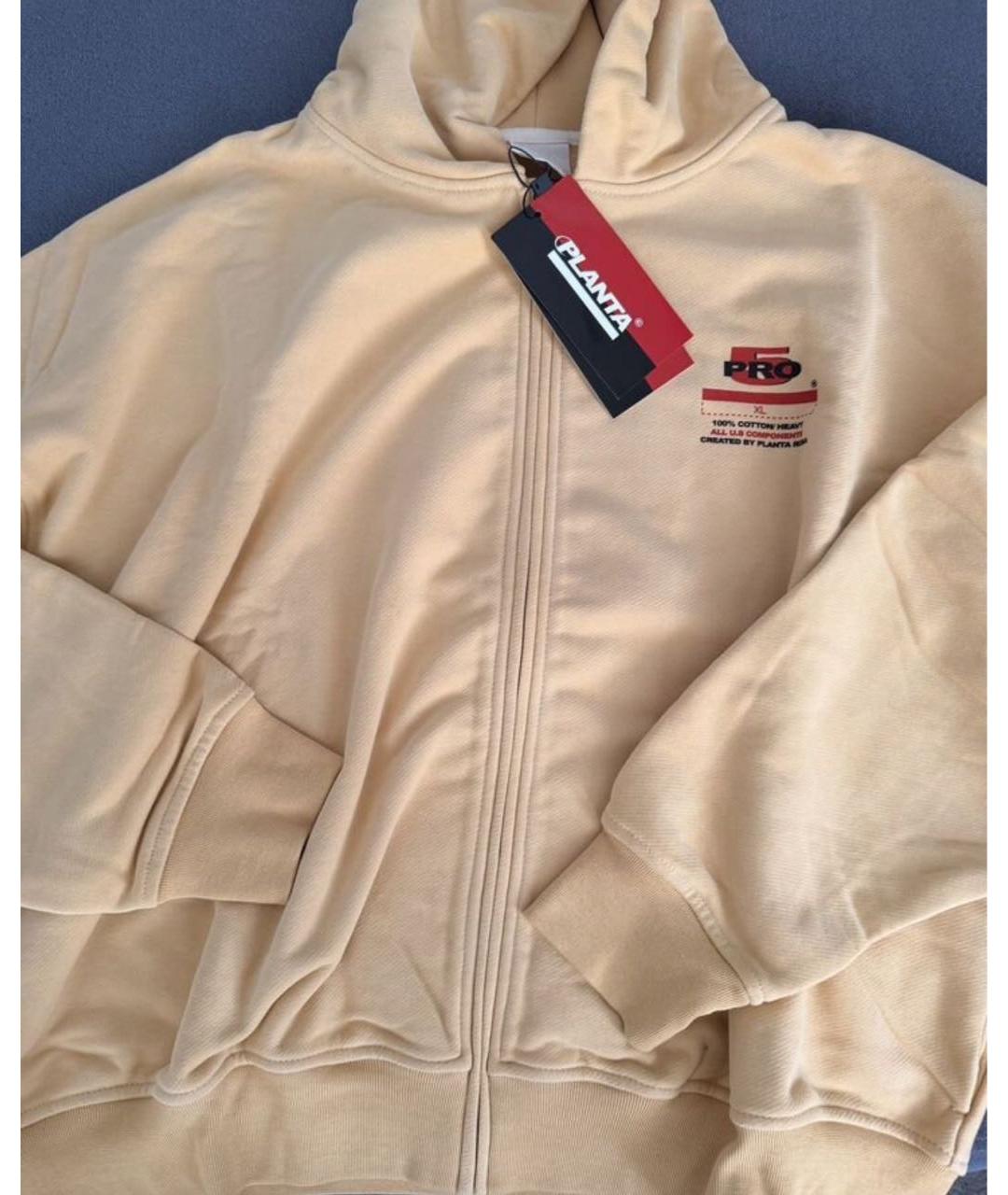 PLANTA ROSA Горчичный хлопковый спортивные костюмы, фото 8