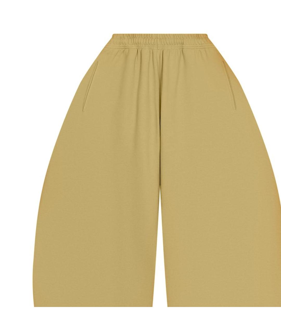 PLANTA ROSA Горчичный хлопковый спортивные костюмы, фото 3