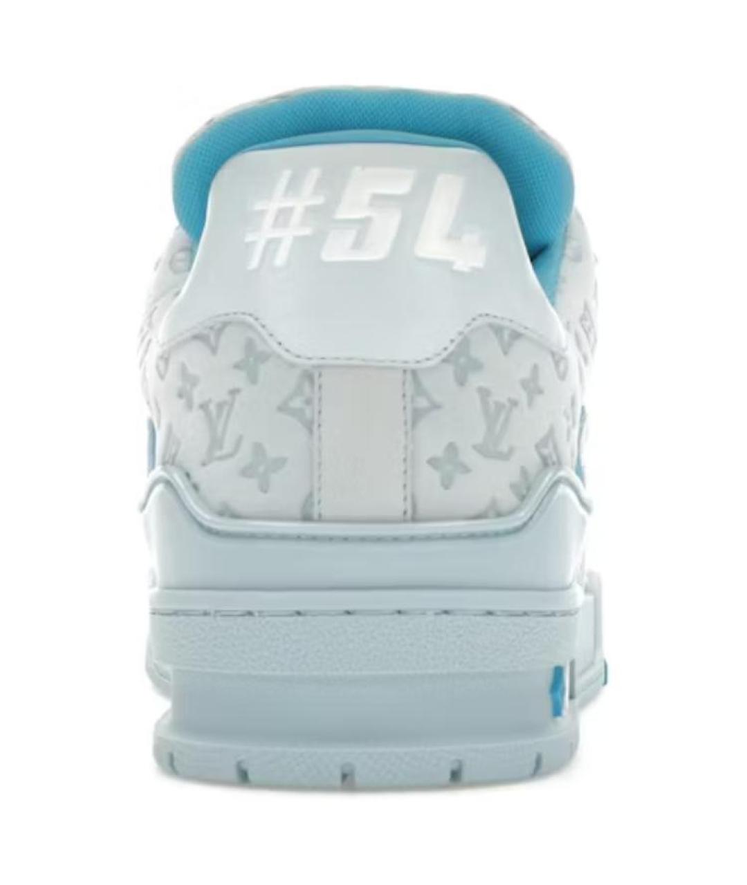 LOUIS VUITTON Синие низкие кроссовки / кеды, фото 5