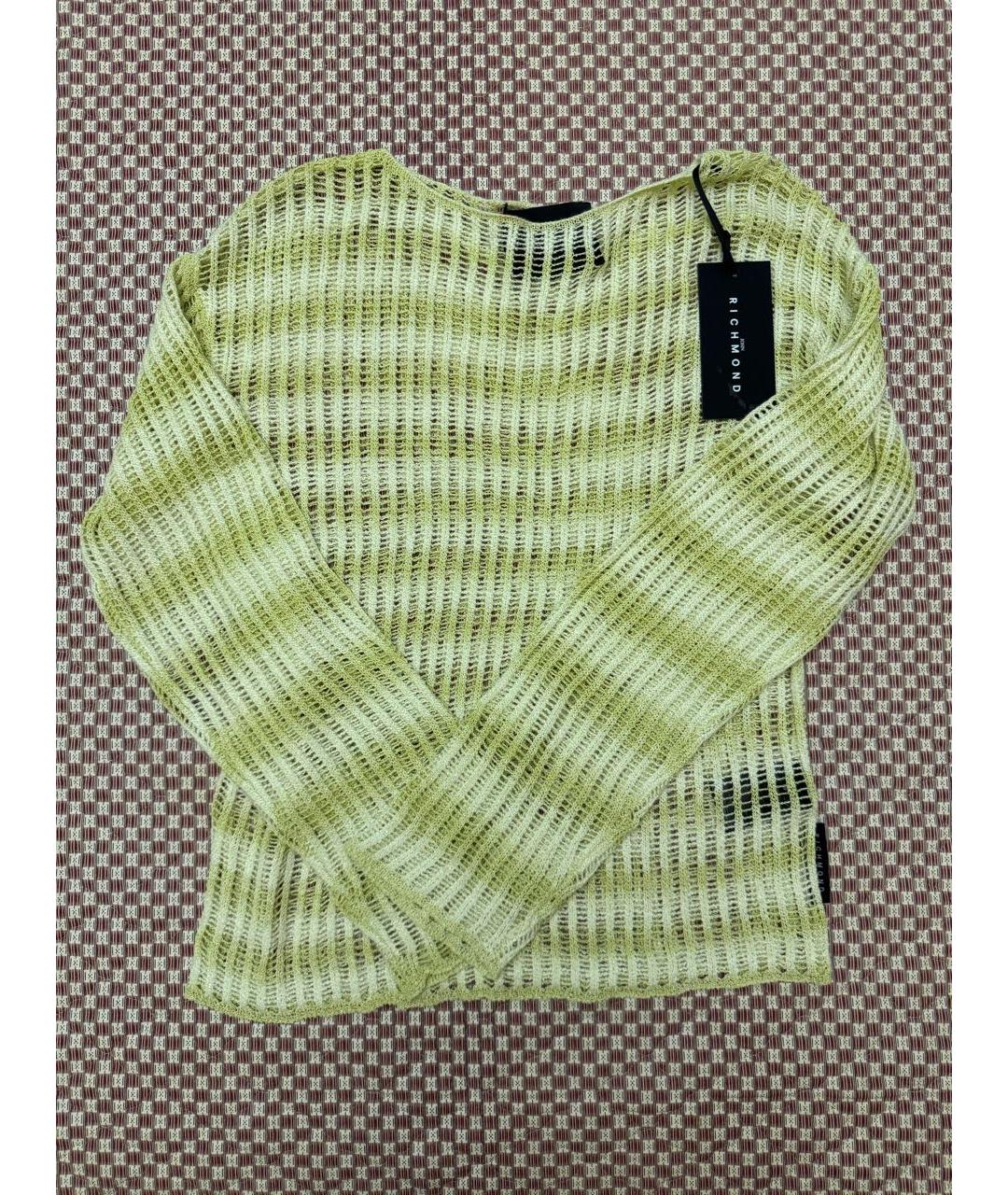 JOHN RICHMOND Зеленый синтетический джемпер / свитер, фото 7