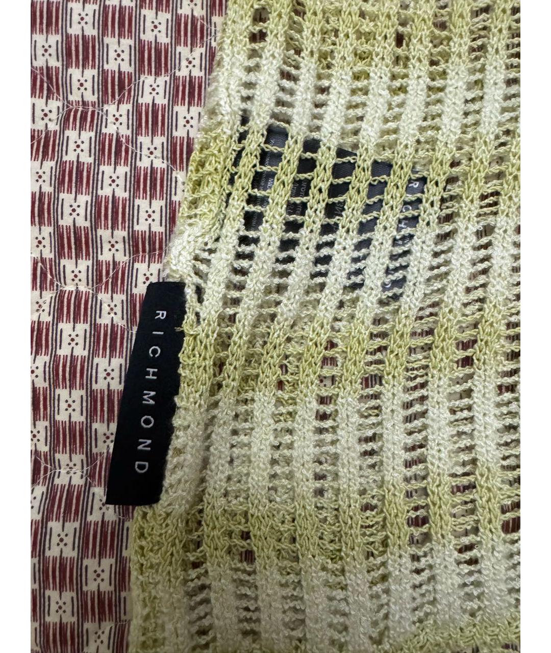 JOHN RICHMOND Зеленый синтетический джемпер / свитер, фото 3