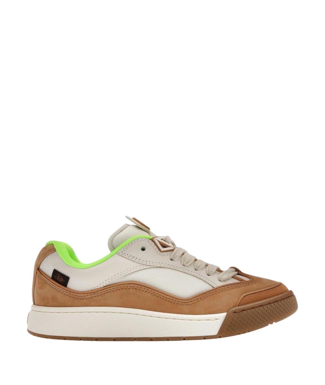 CHRISTIAN DIOR Мульти нубуковые низкие кроссовки / кеды, фото 1