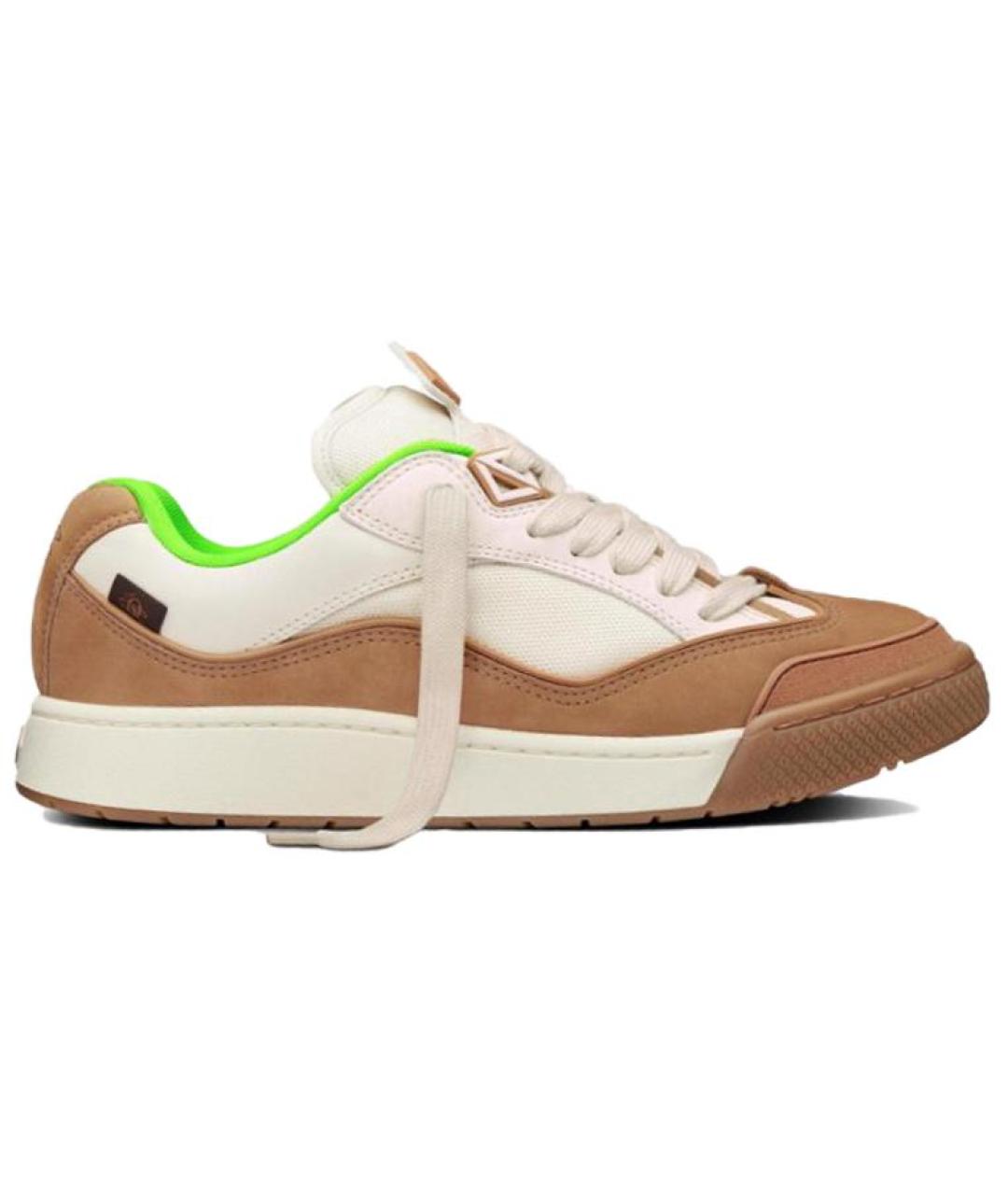 CHRISTIAN DIOR Мульти нубуковые низкие кроссовки / кеды, фото 3