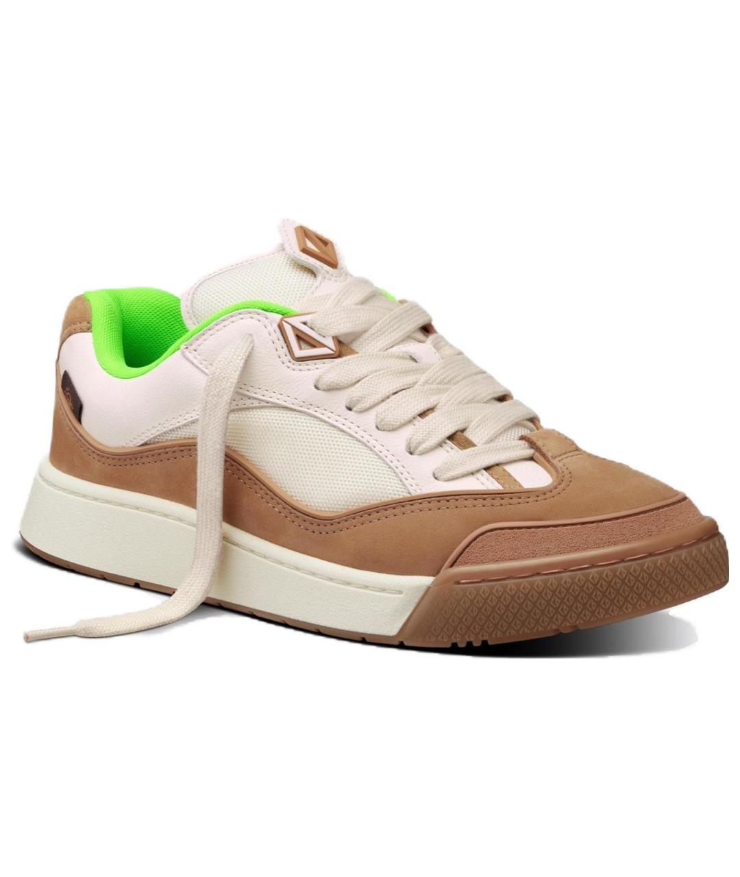 CHRISTIAN DIOR Мульти нубуковые низкие кроссовки / кеды, фото 4