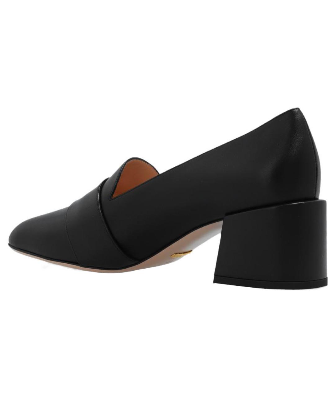 GUCCI Черные кожаные туфли, фото 4