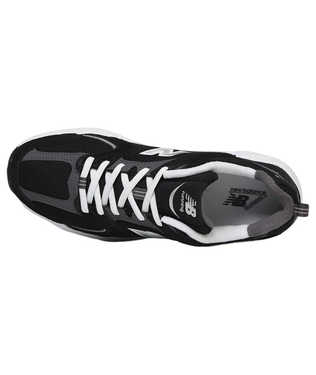 NEW BALANCE Черные замшевые кроссовки, фото 4