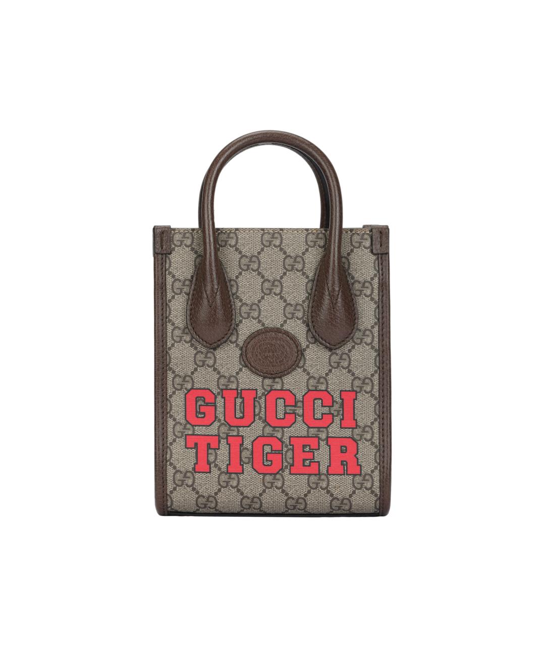 GUCCI Коричневая сумка на плечо, фото 5