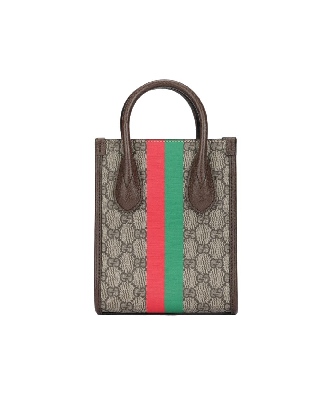 GUCCI Коричневая сумка на плечо, фото 3