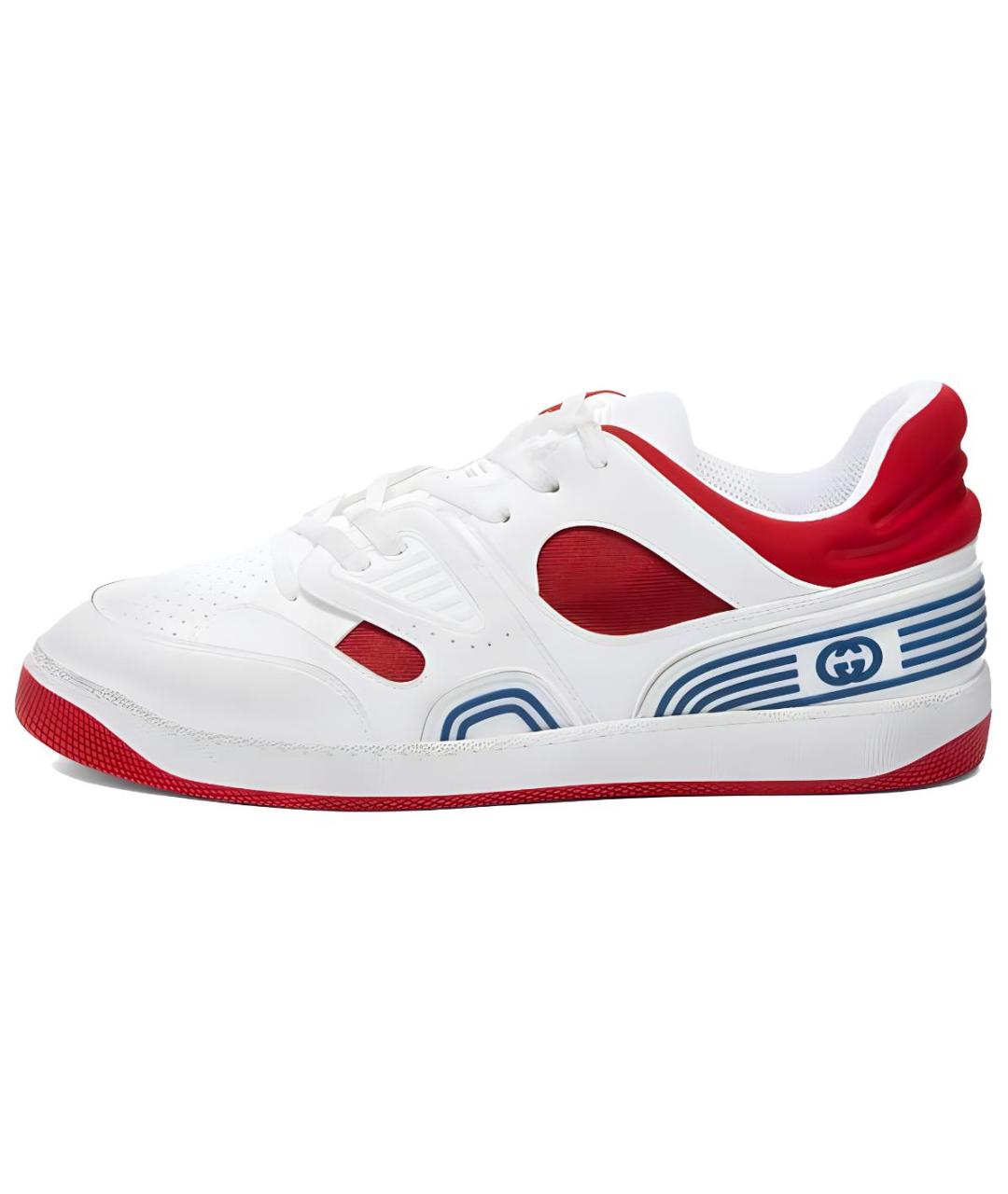 GUCCI Белые низкие кроссовки / кеды, фото 6