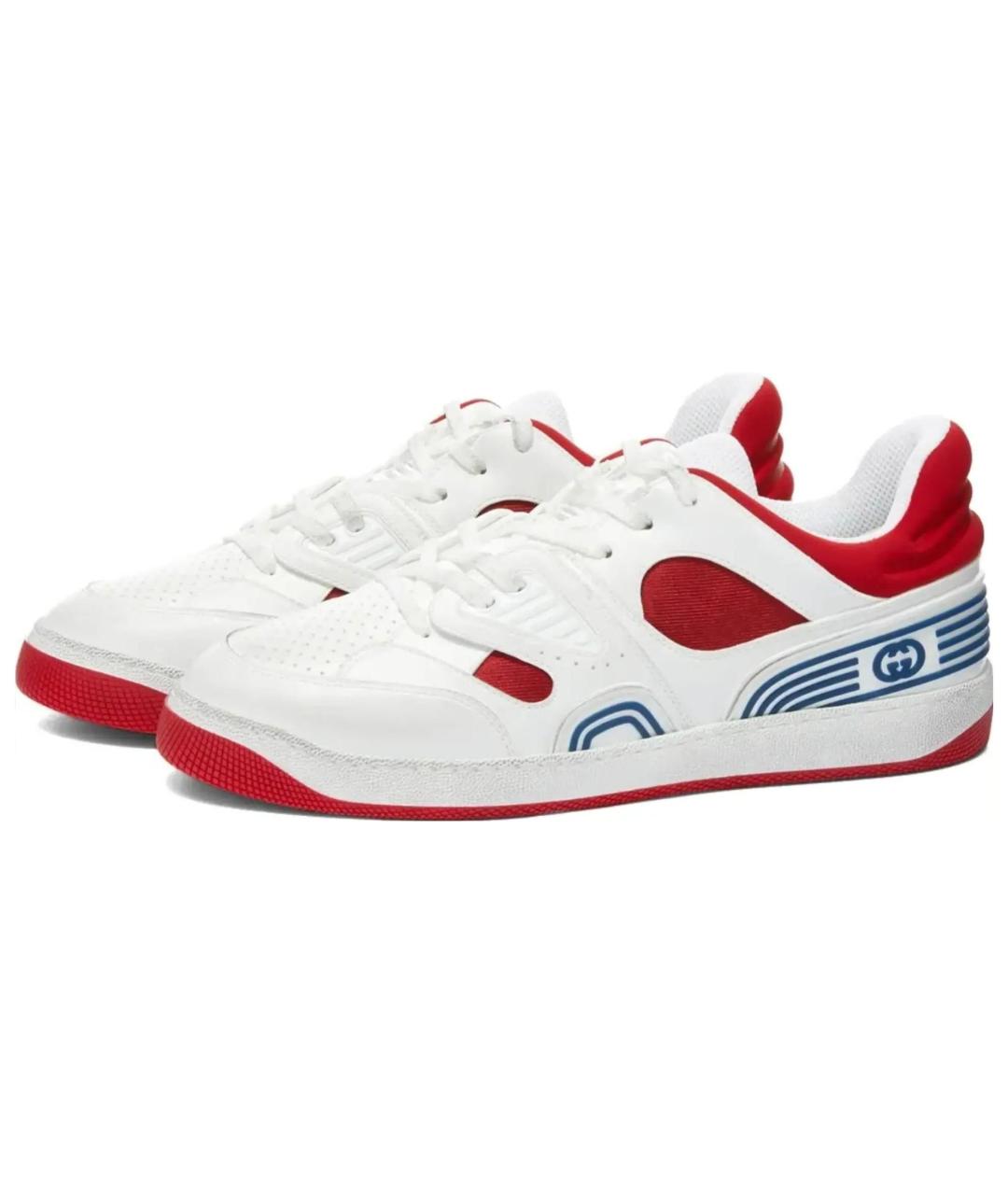 GUCCI Белые низкие кроссовки / кеды, фото 2