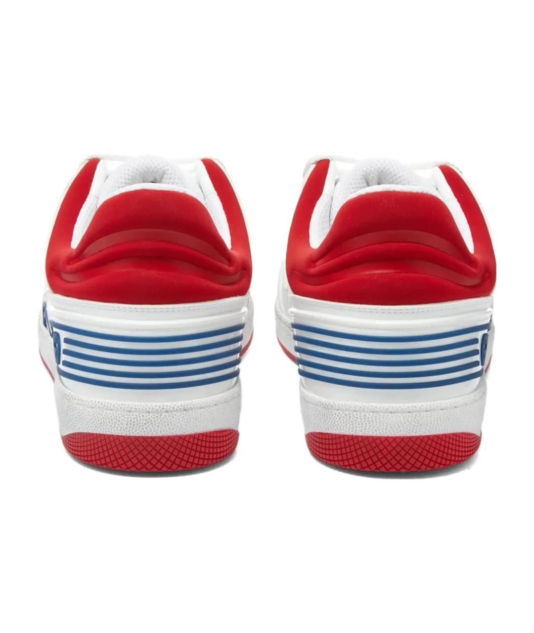 GUCCI Белые низкие кроссовки / кеды, фото 5