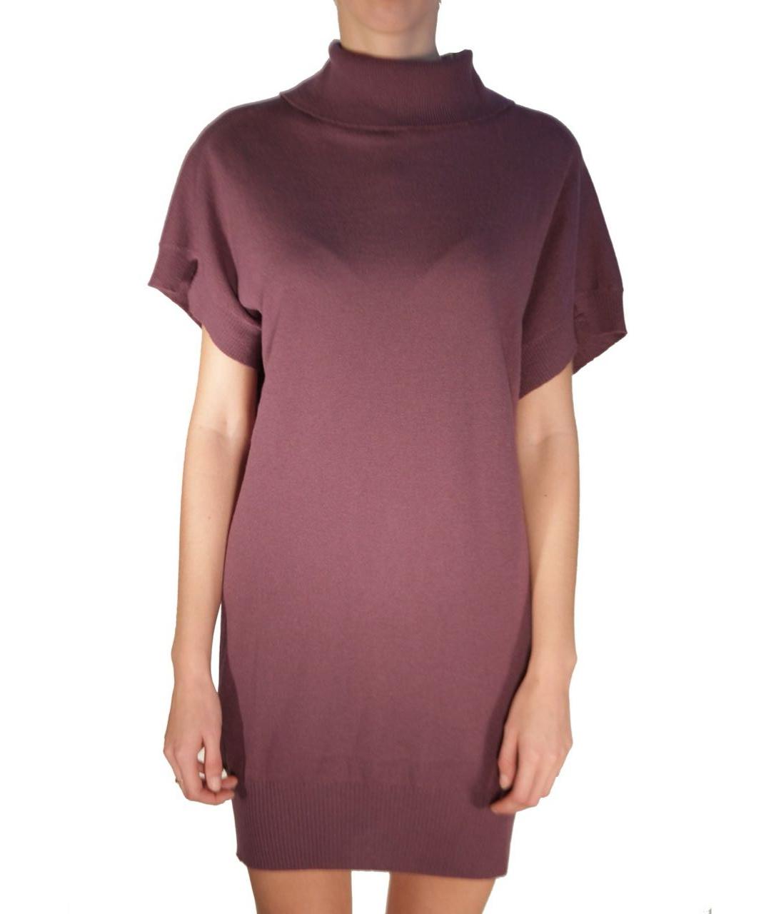 LES COPAINS Фиолетовый шерстяной джемпер / свитер, фото 7