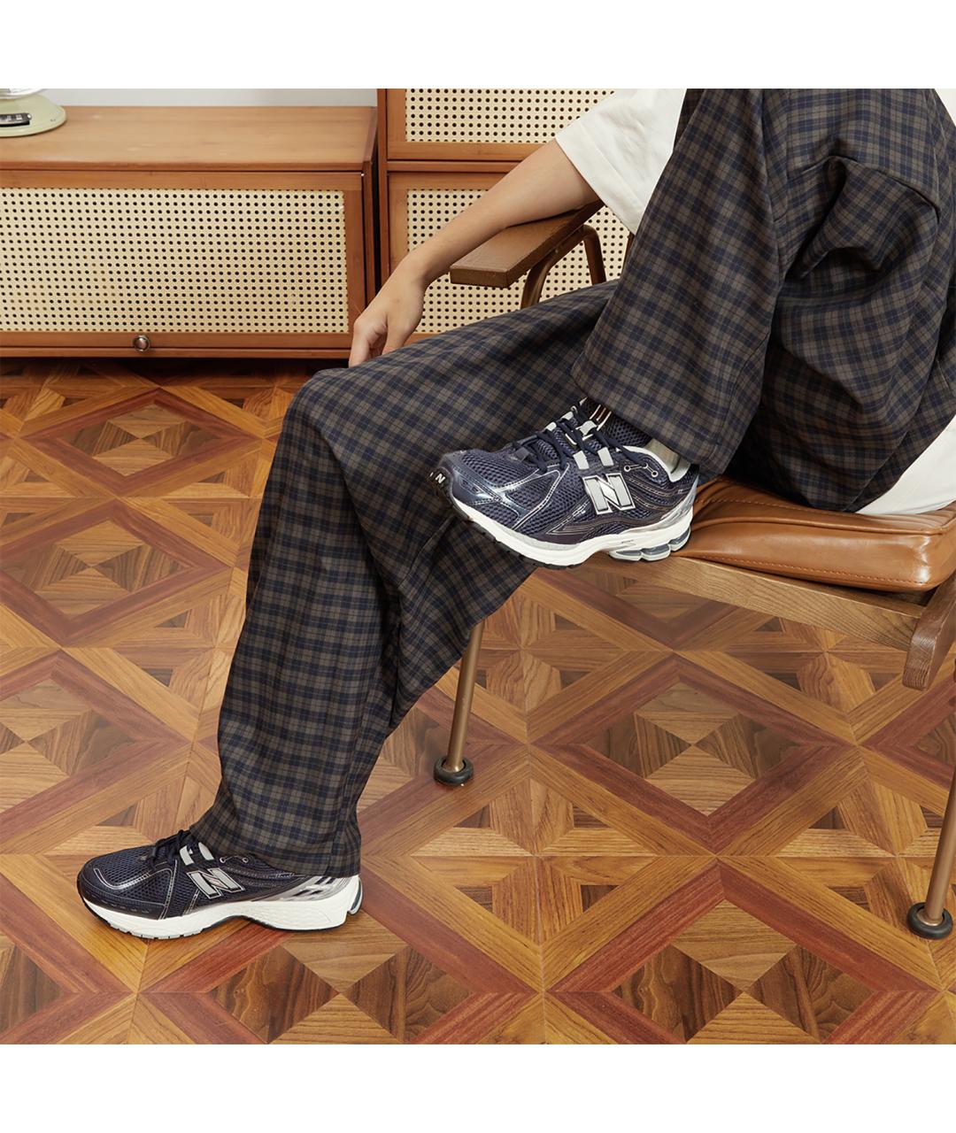 NEW BALANCE Синие текстильные кроссовки, фото 8