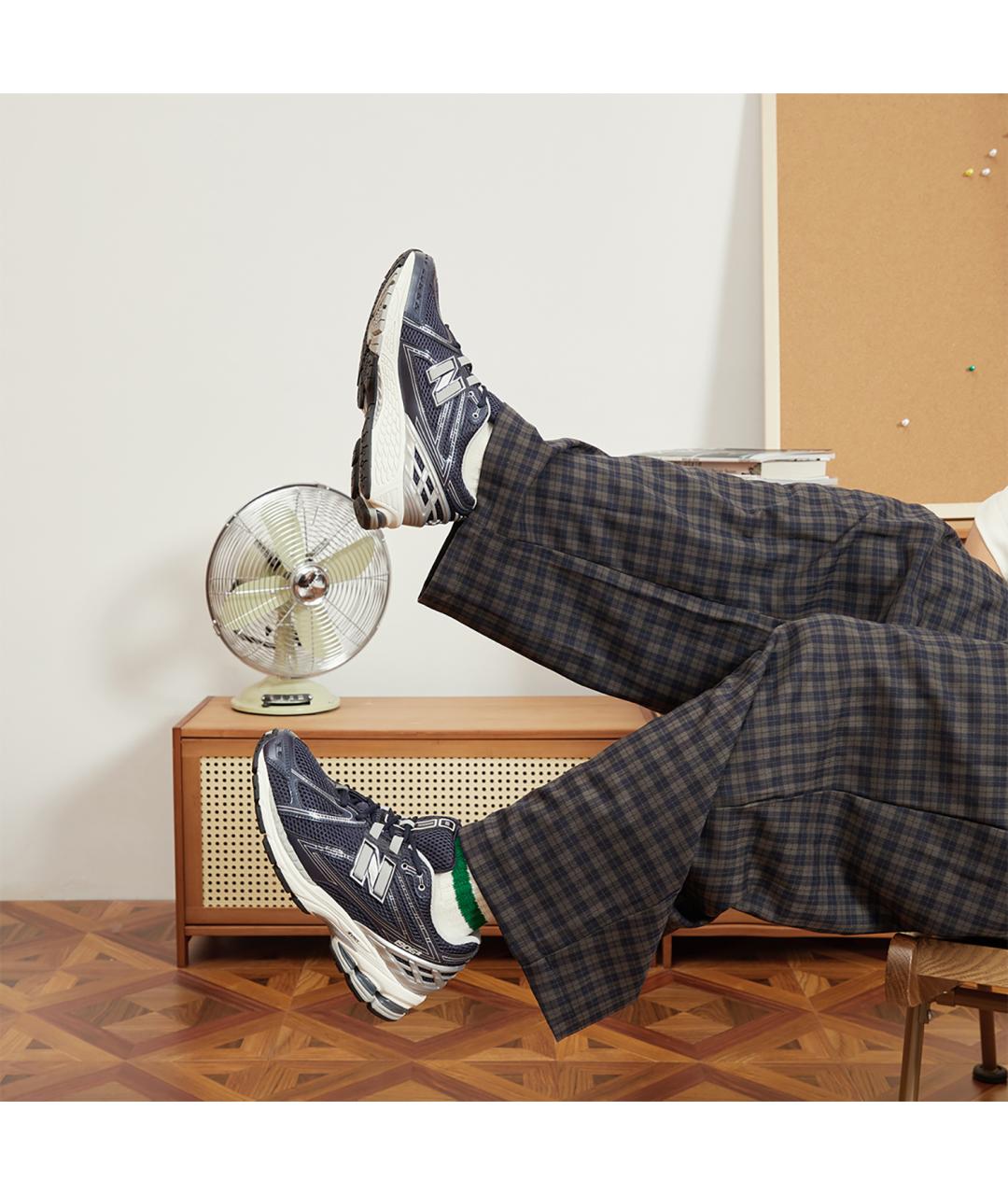 NEW BALANCE Синие текстильные кроссовки, фото 9