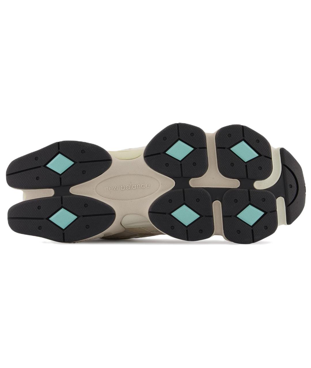 NEW BALANCE Бежевые замшевые кроссовки, фото 5