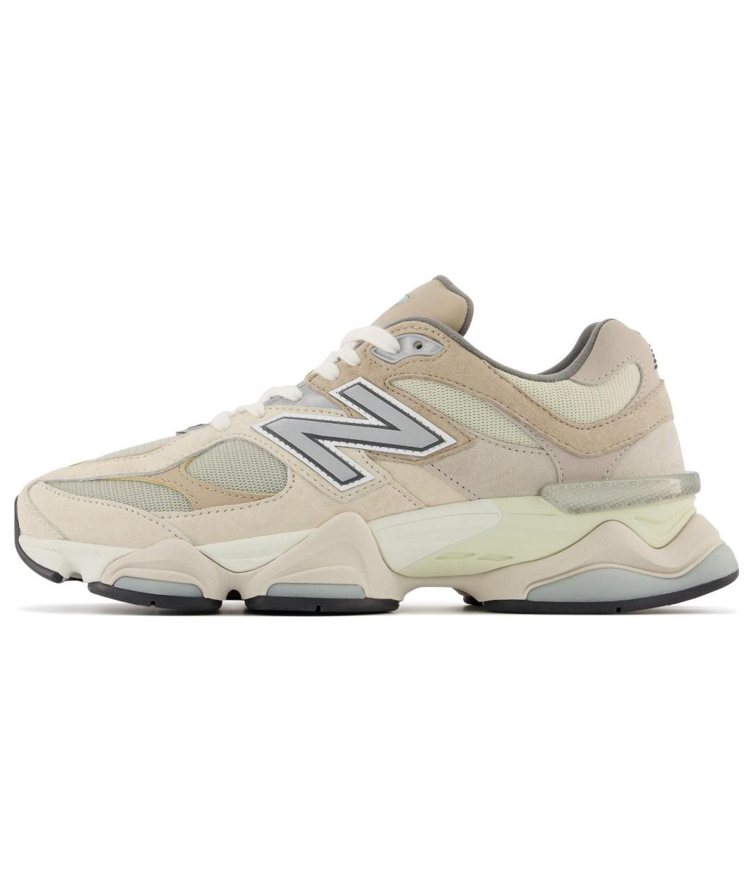 NEW BALANCE Бежевые замшевые кроссовки, фото 2