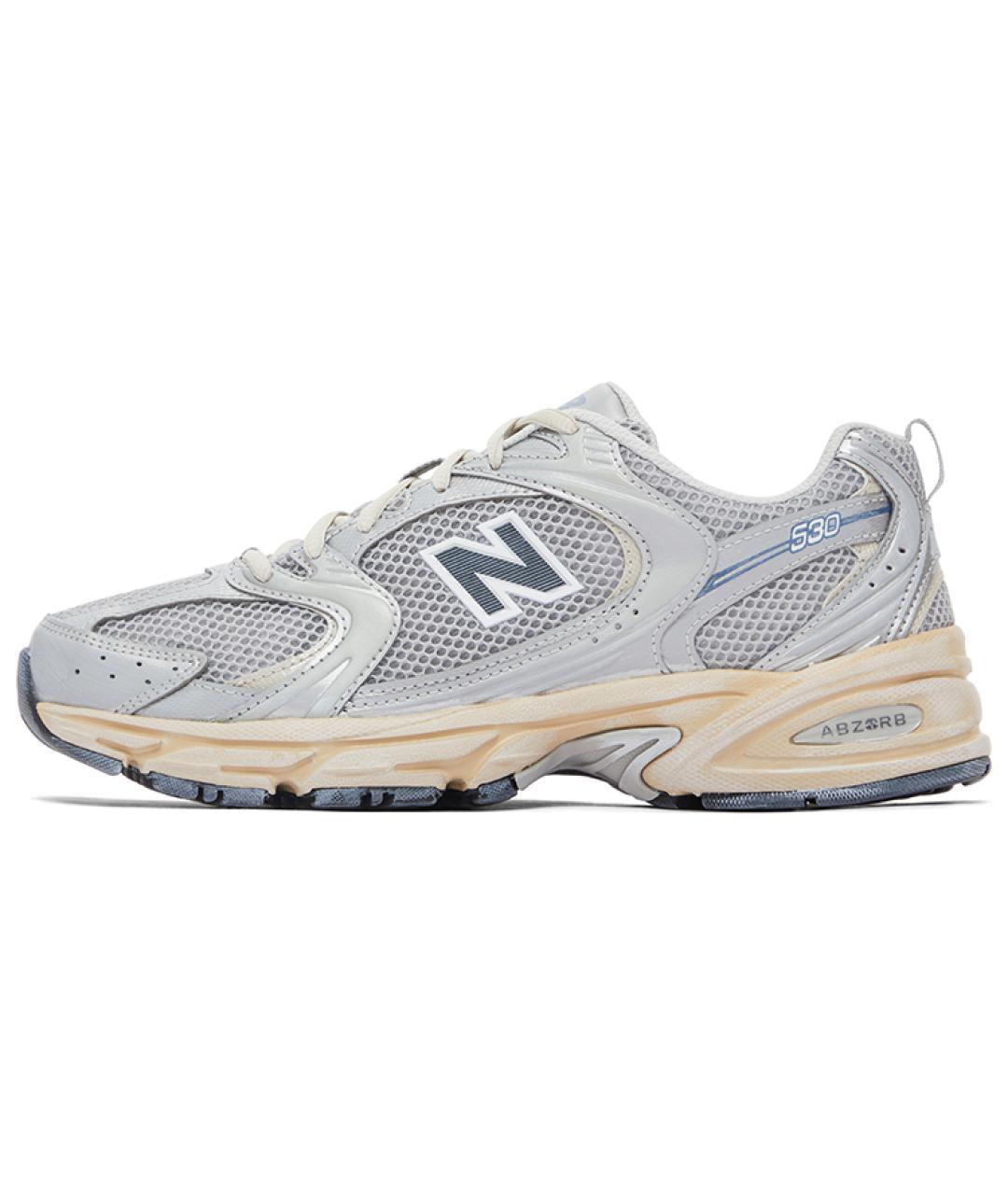 NEW BALANCE Серебряные кроссовки, фото 8