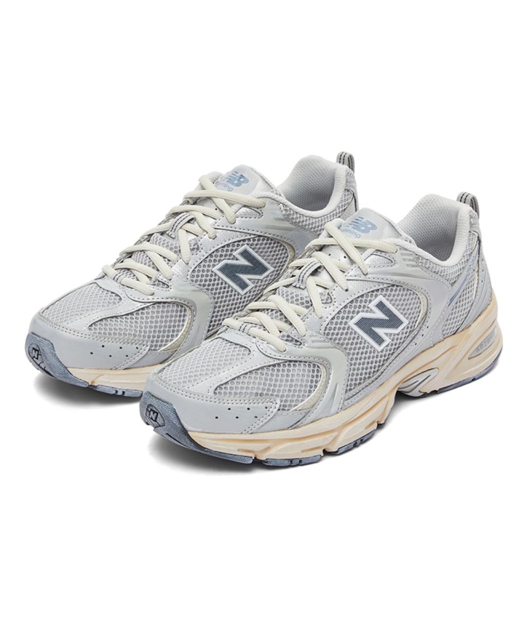 NEW BALANCE Серебряные кроссовки, фото 4