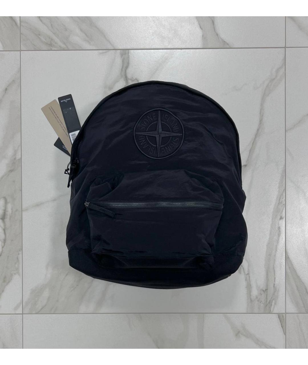 STONE ISLAND Черный рюкзак, фото 7