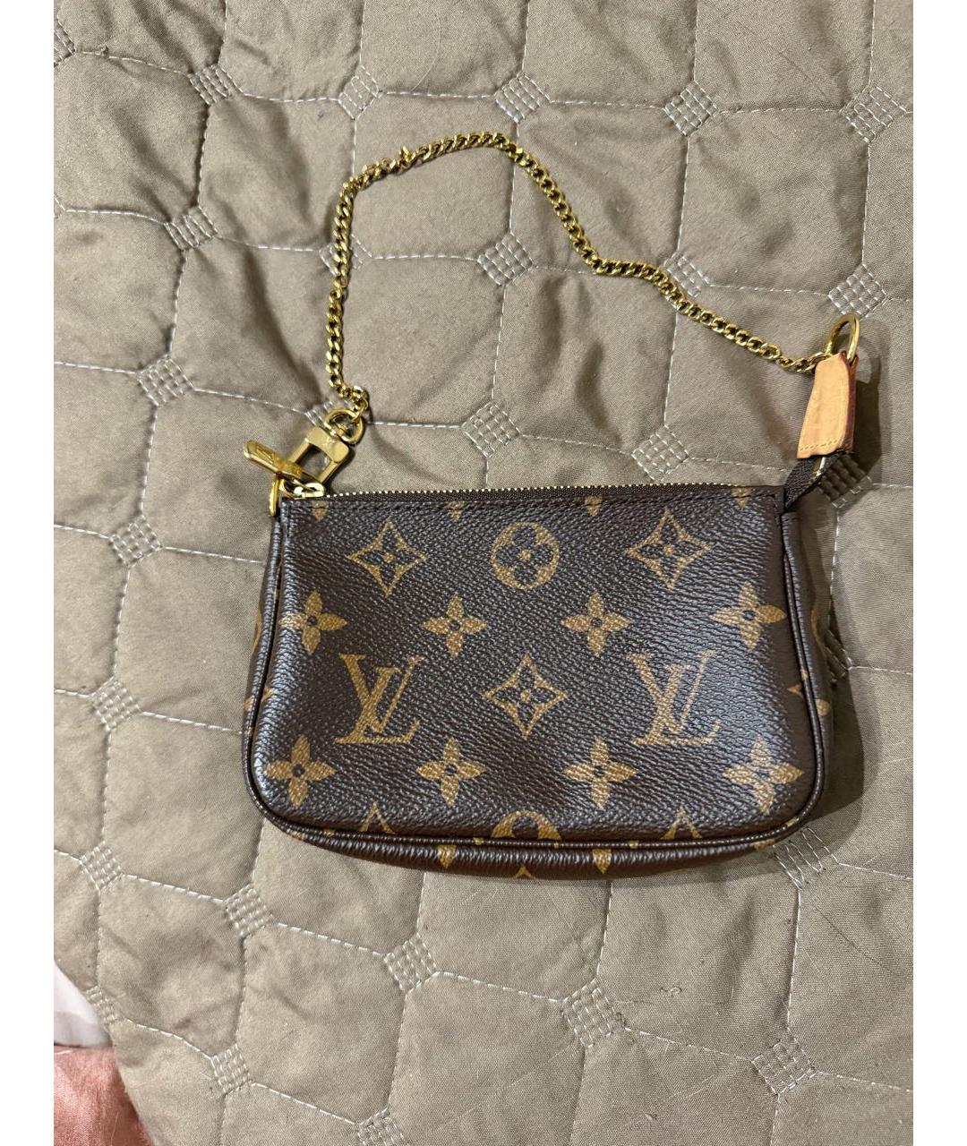 LOUIS VUITTON Коричневая сумка с короткими ручками, фото 8