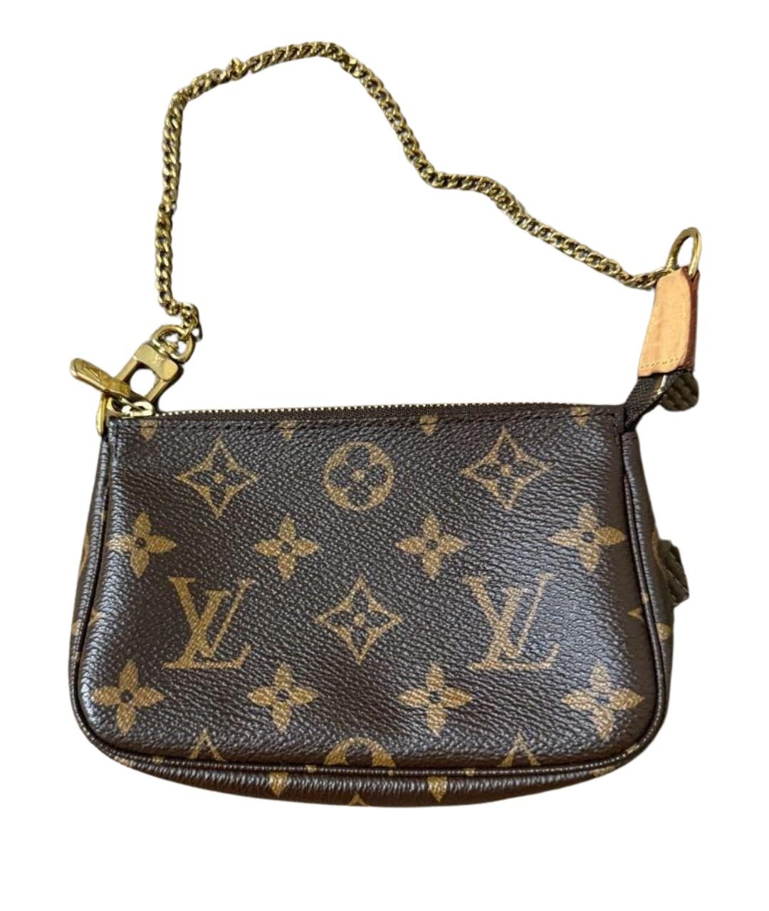 LOUIS VUITTON Коричневая сумка с короткими ручками, фото 1