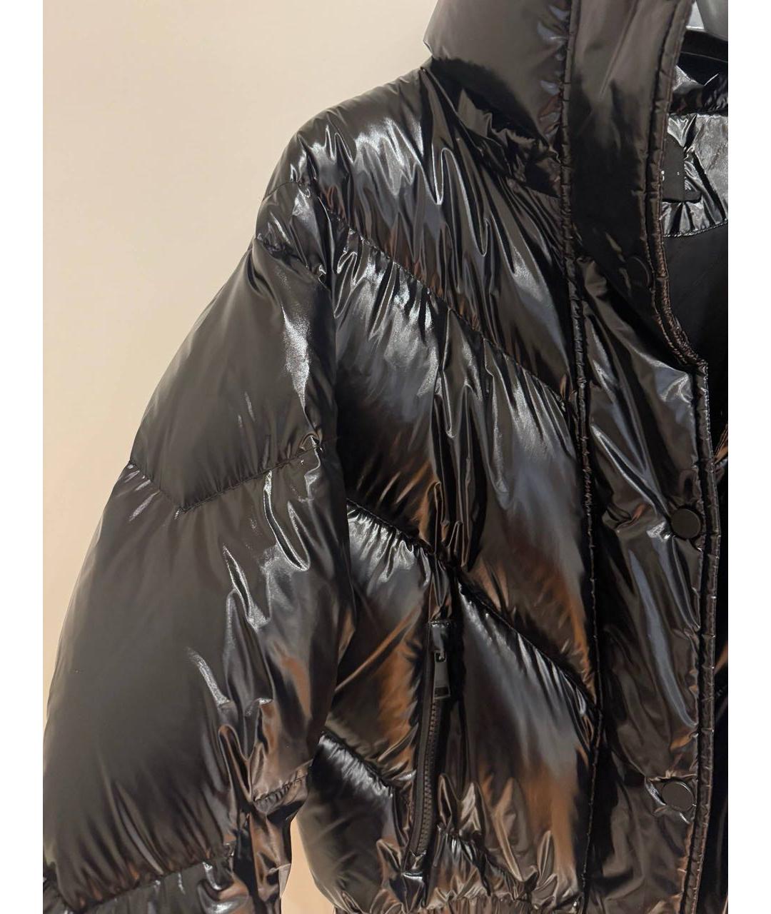 KARL LAGERFELD Черный полиамидовый пуховик, фото 4