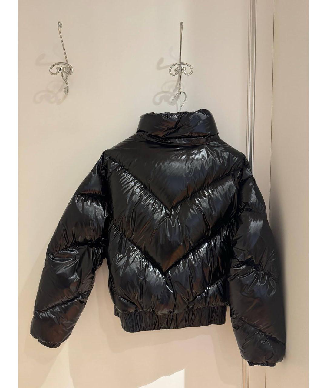 KARL LAGERFELD Черный полиамидовый пуховик, фото 2
