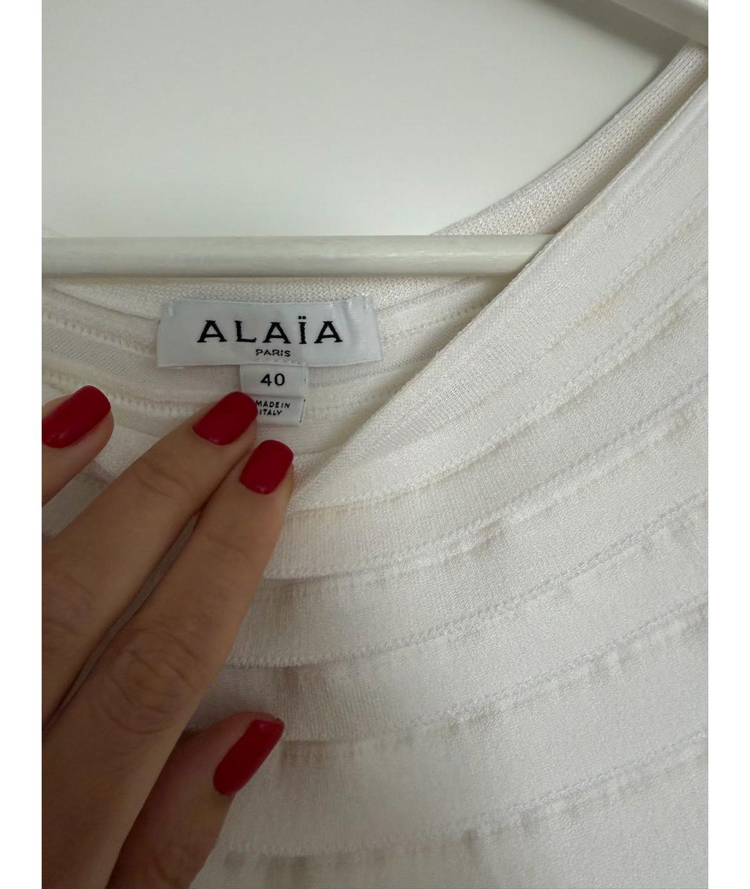 ALAIA Белое платье, фото 2