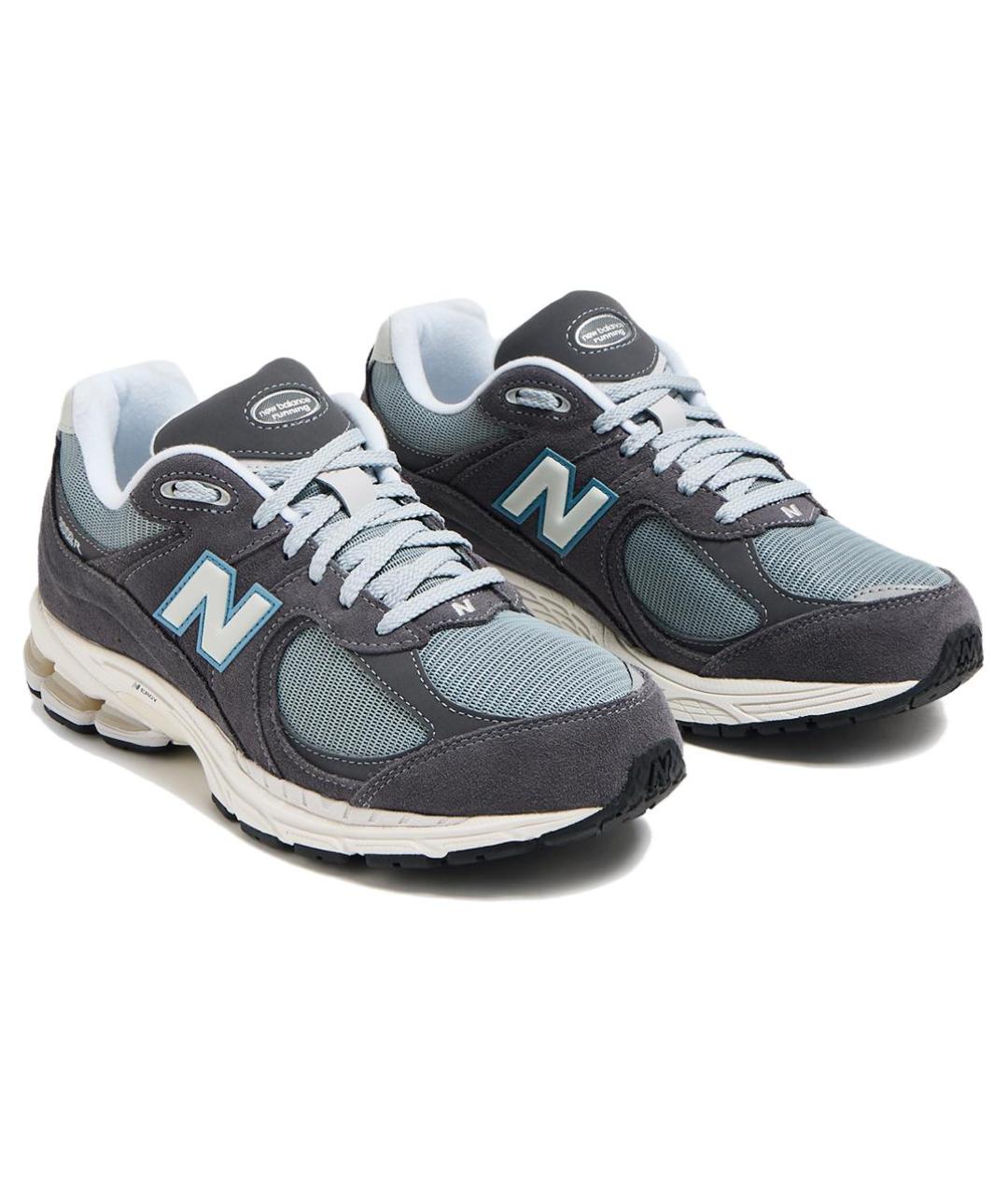 NEW BALANCE Серые замшевые кроссовки, фото 4