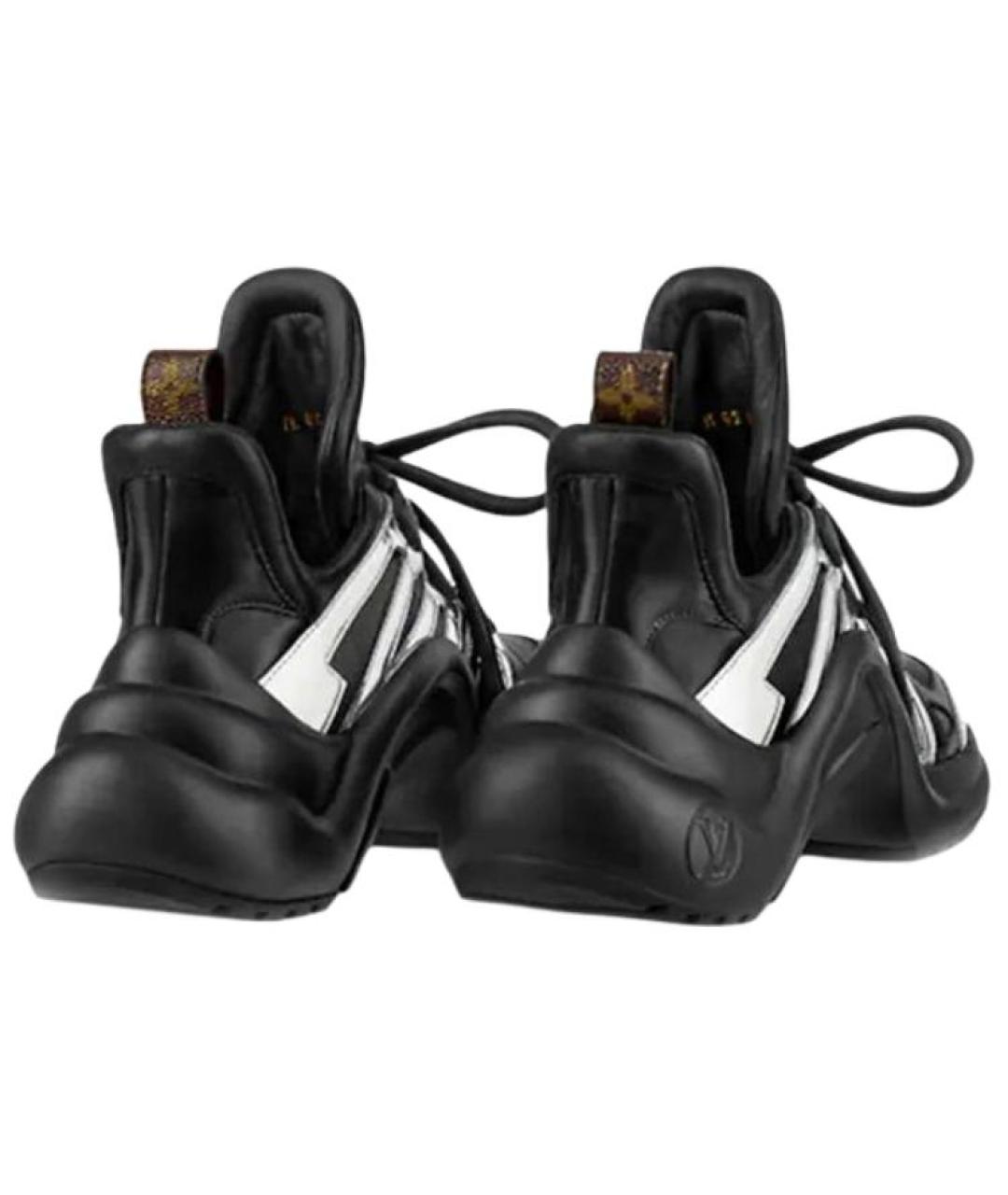 LOUIS VUITTON Черные кроссовки, фото 5