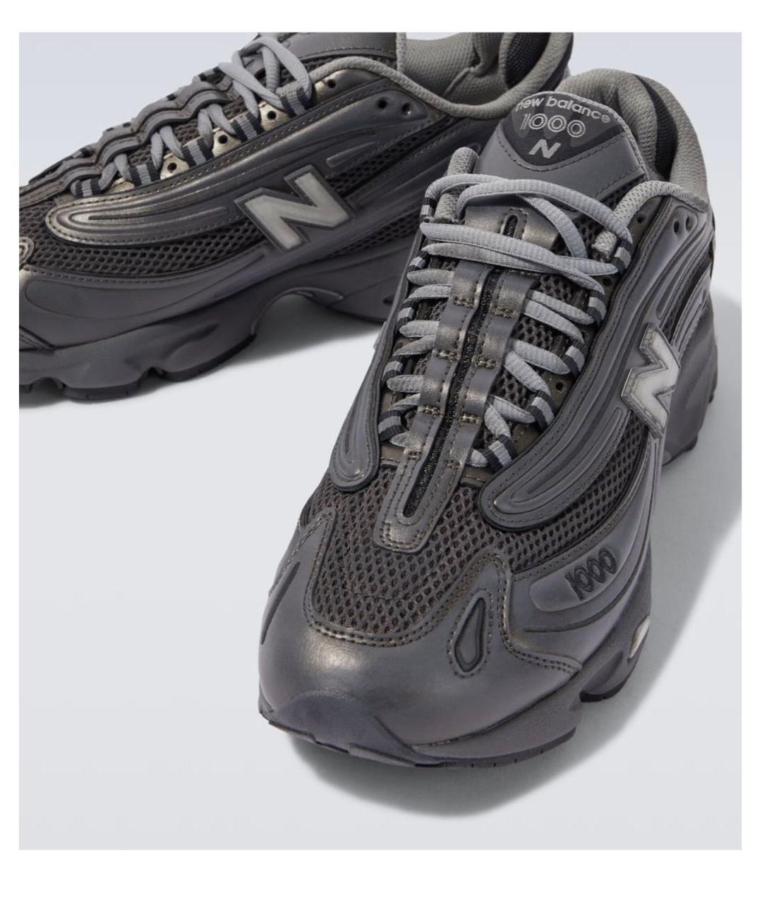 NEW BALANCE Серые низкие кроссовки / кеды, фото 3