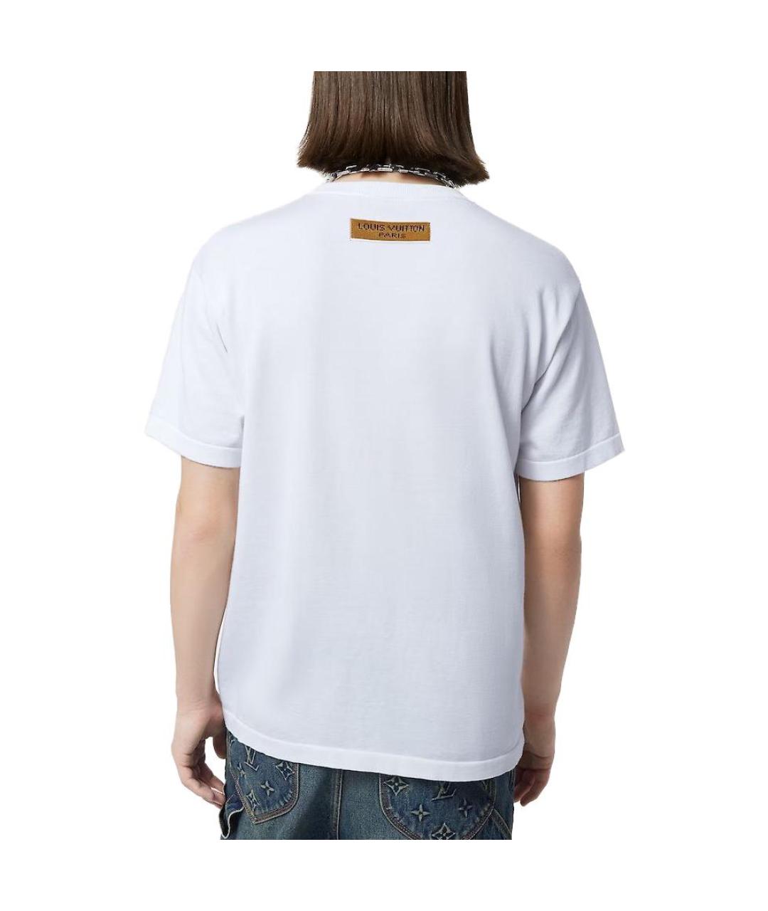LOUIS VUITTON Белая футболка, фото 3