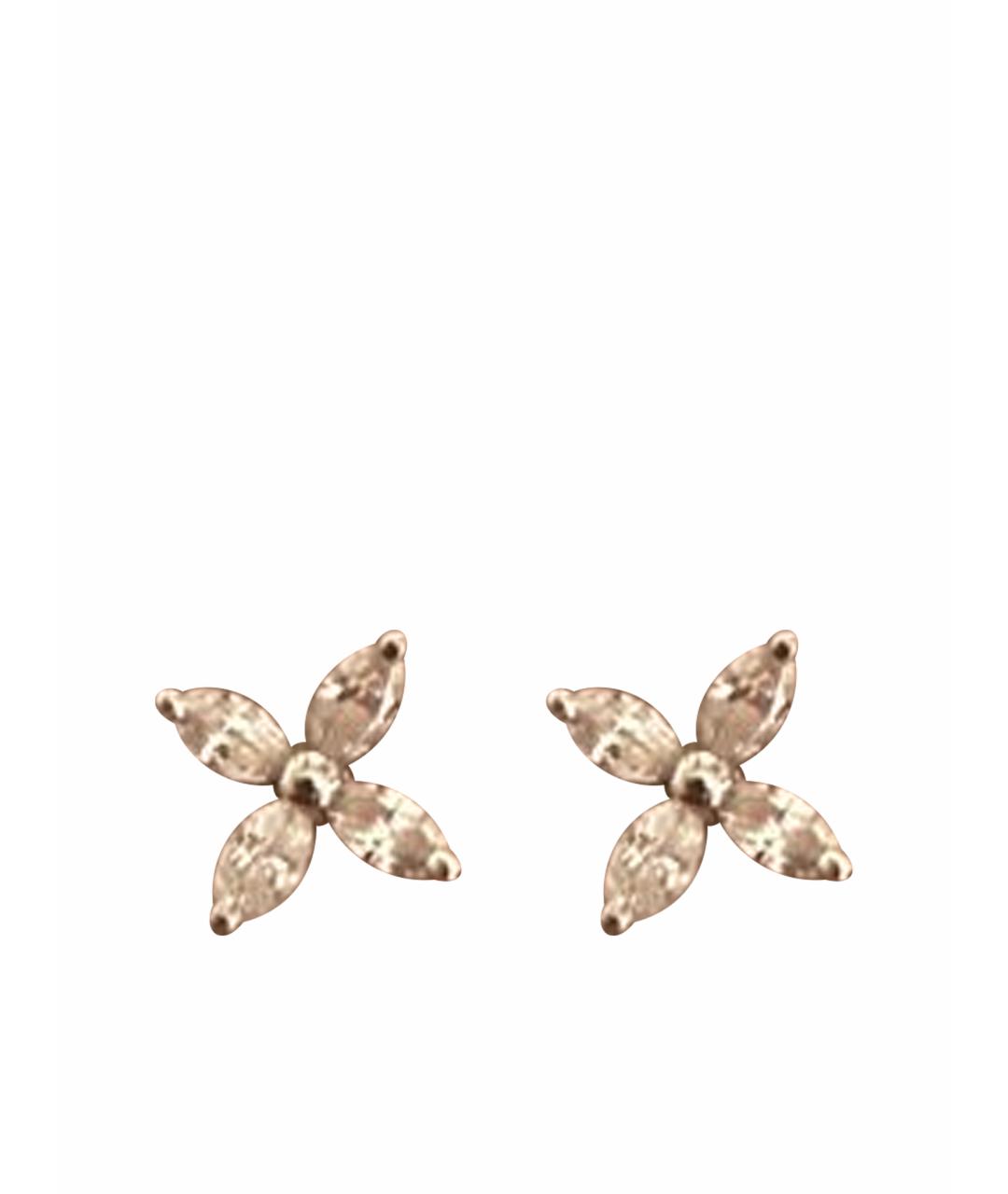 TIFFANY&CO Серебряные платиновые серьги, фото 1