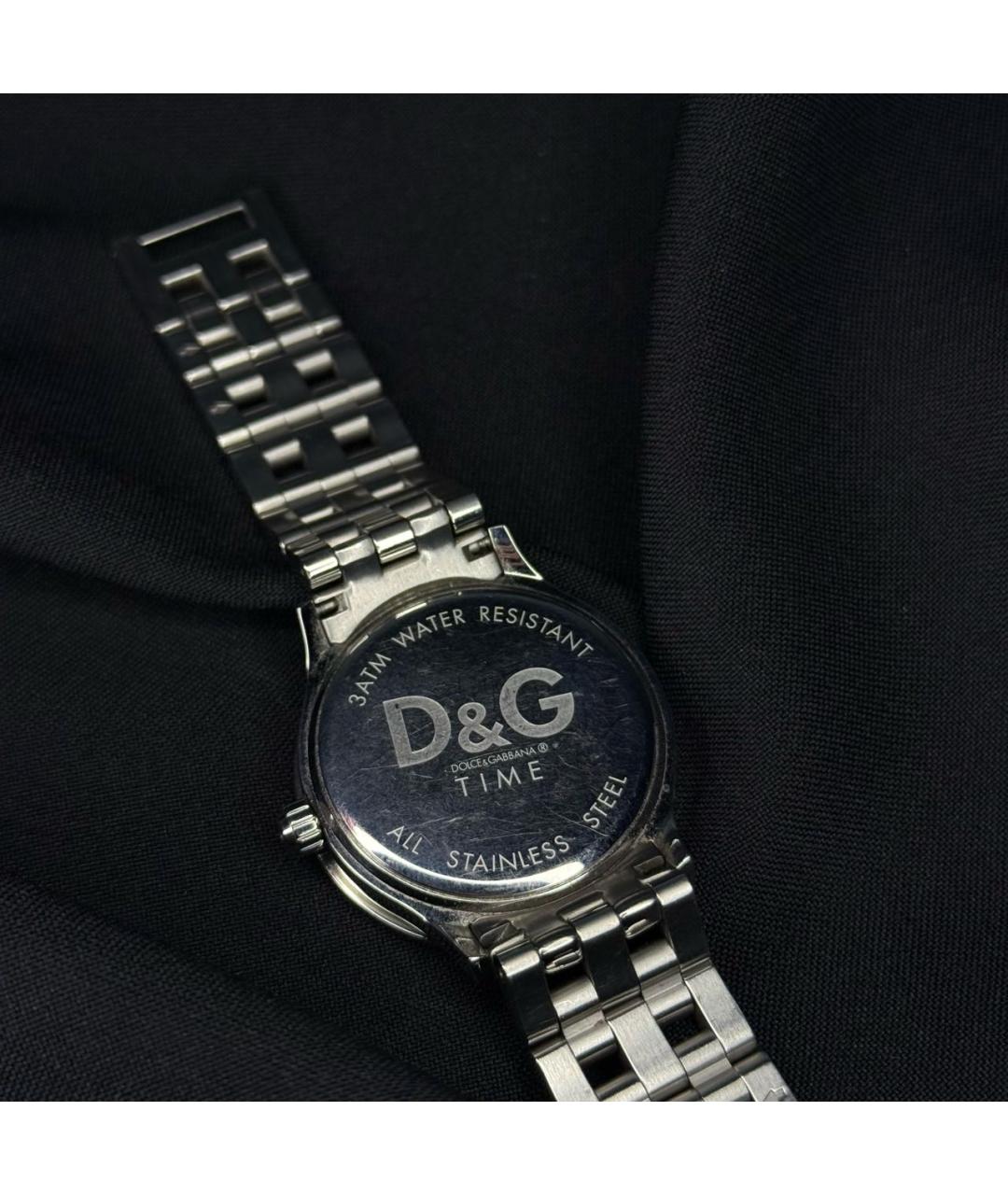 DOLCE&GABBANA Серебряные стальные часы, фото 2