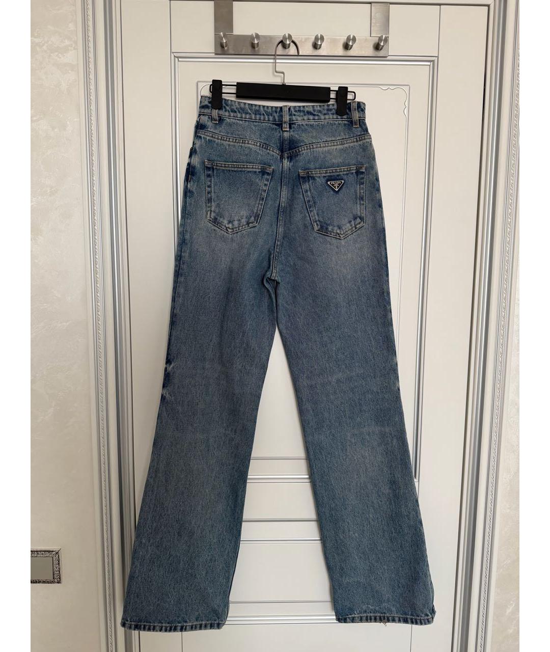 PRADA Синие прямые джинсы, фото 2