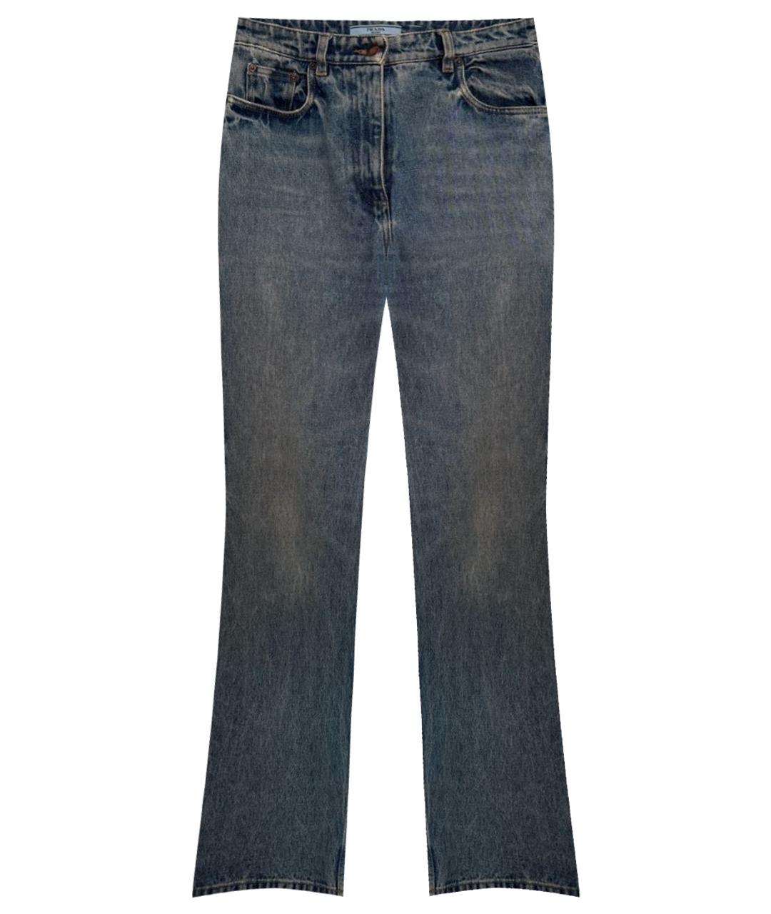 PRADA Синие прямые джинсы, фото 1