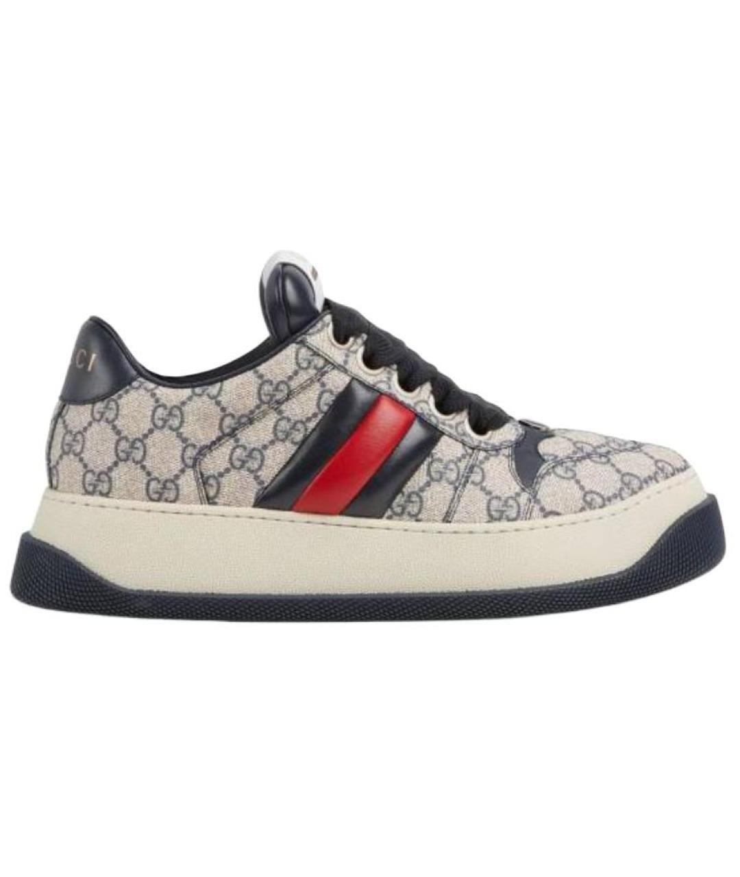 GUCCI Мульти низкие кроссовки / кеды, фото 1